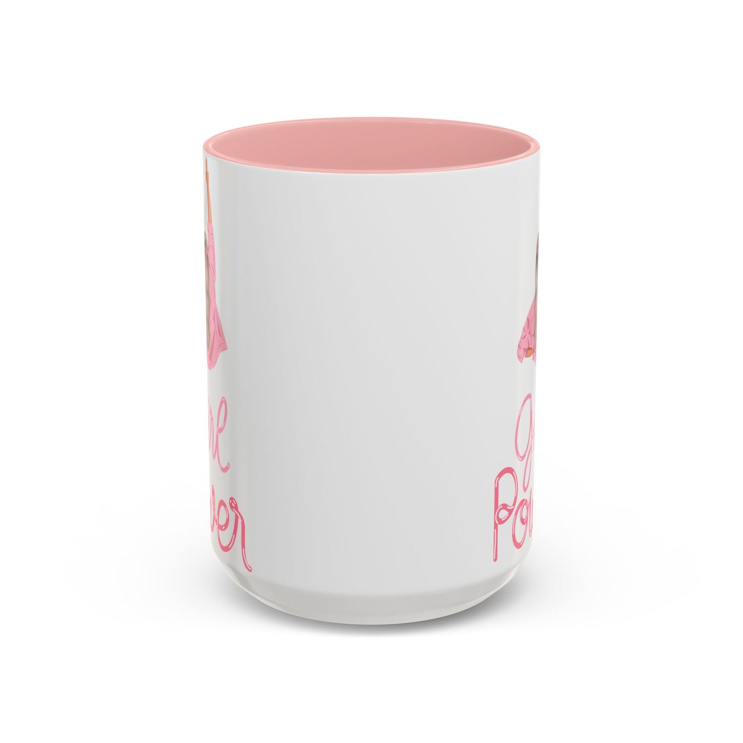 Girl Power Accent Coffee Mug - Inspirational Gift for Women, Motivational Drinkware, Empowerment, Birthday, Self-Care - 14076