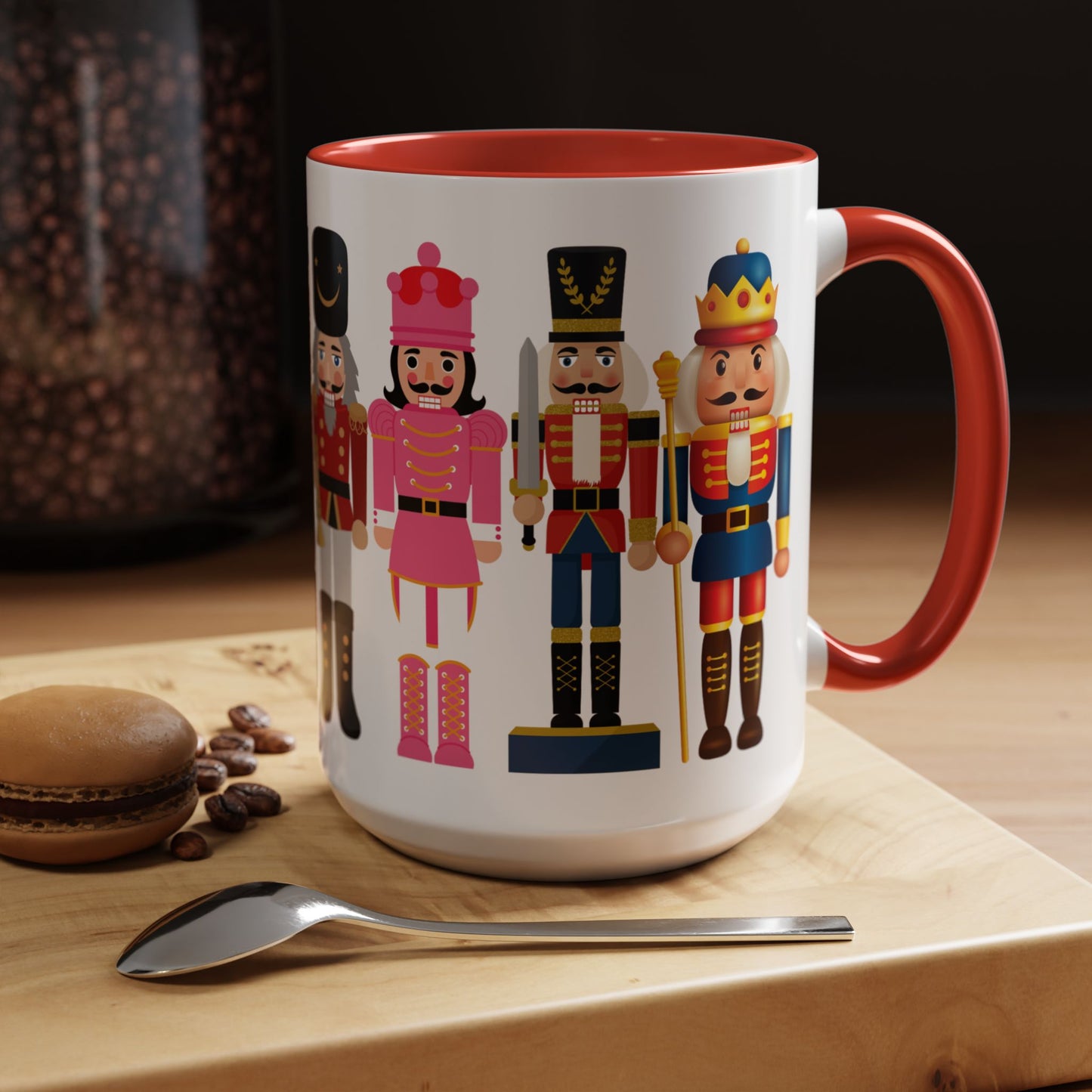 Christmas Nutcrackers - Accent Coffee Mug (11, 15oz) - 10361