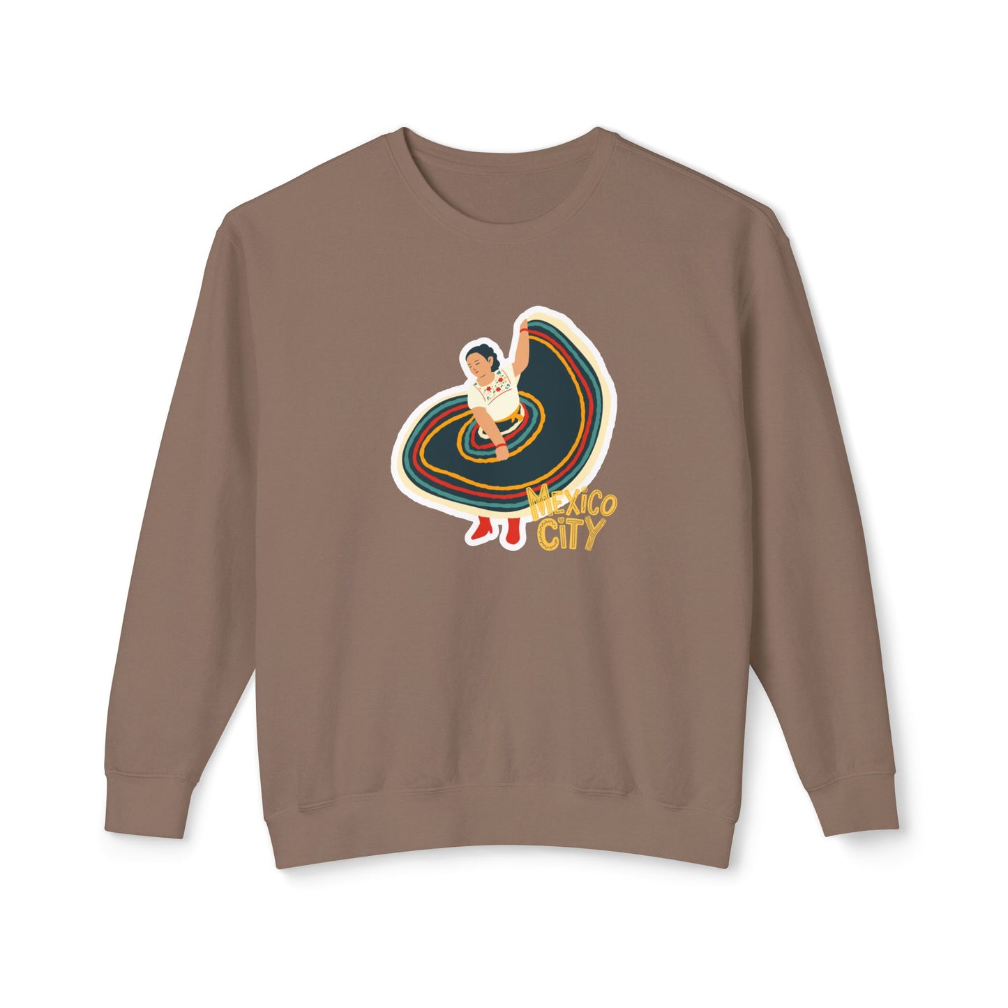 Mexico City Unisex Lightweight Crewneck Sweatshirt -12123