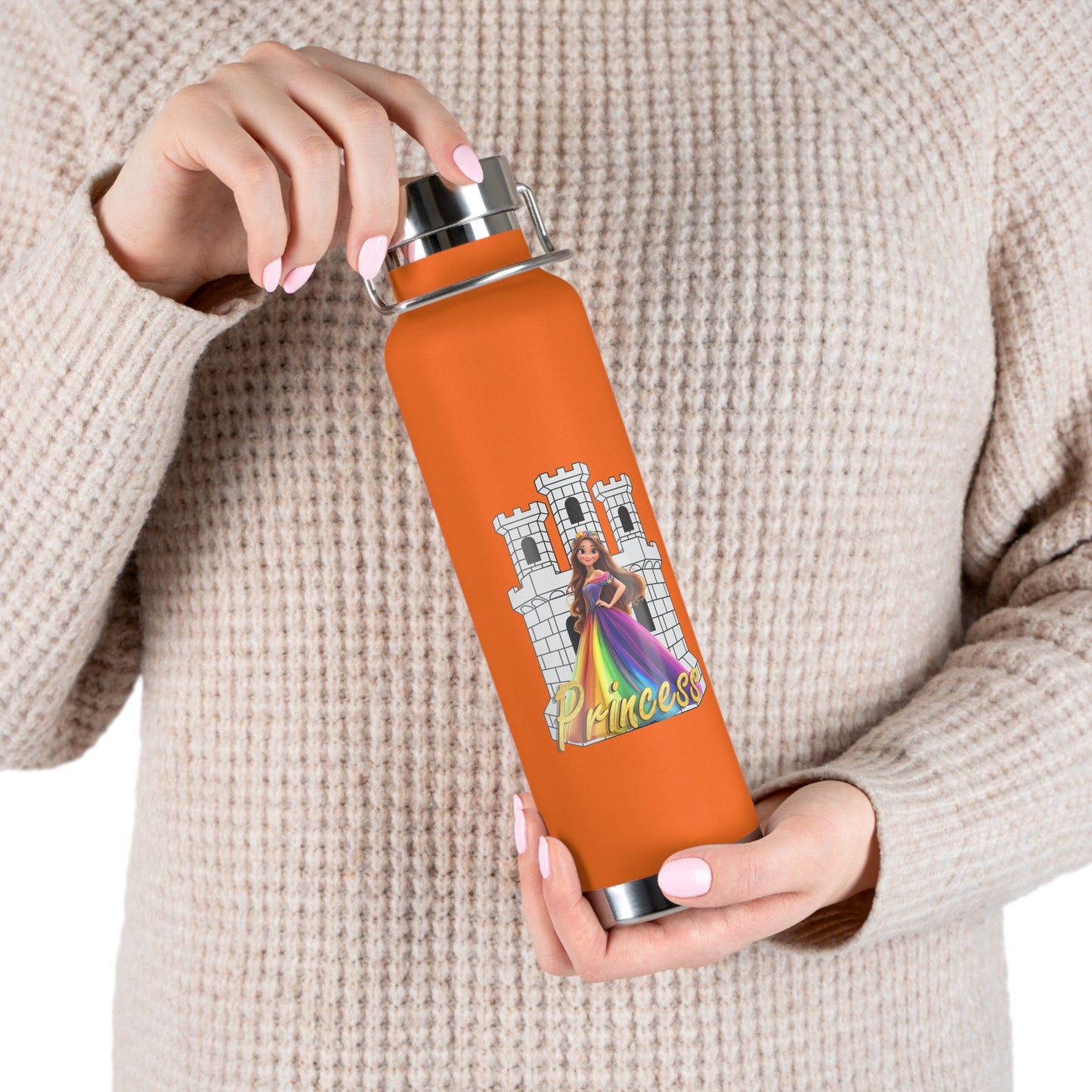 Every Girl Is a Princess - Copper Vacuum Insulated Bottle, 22oz