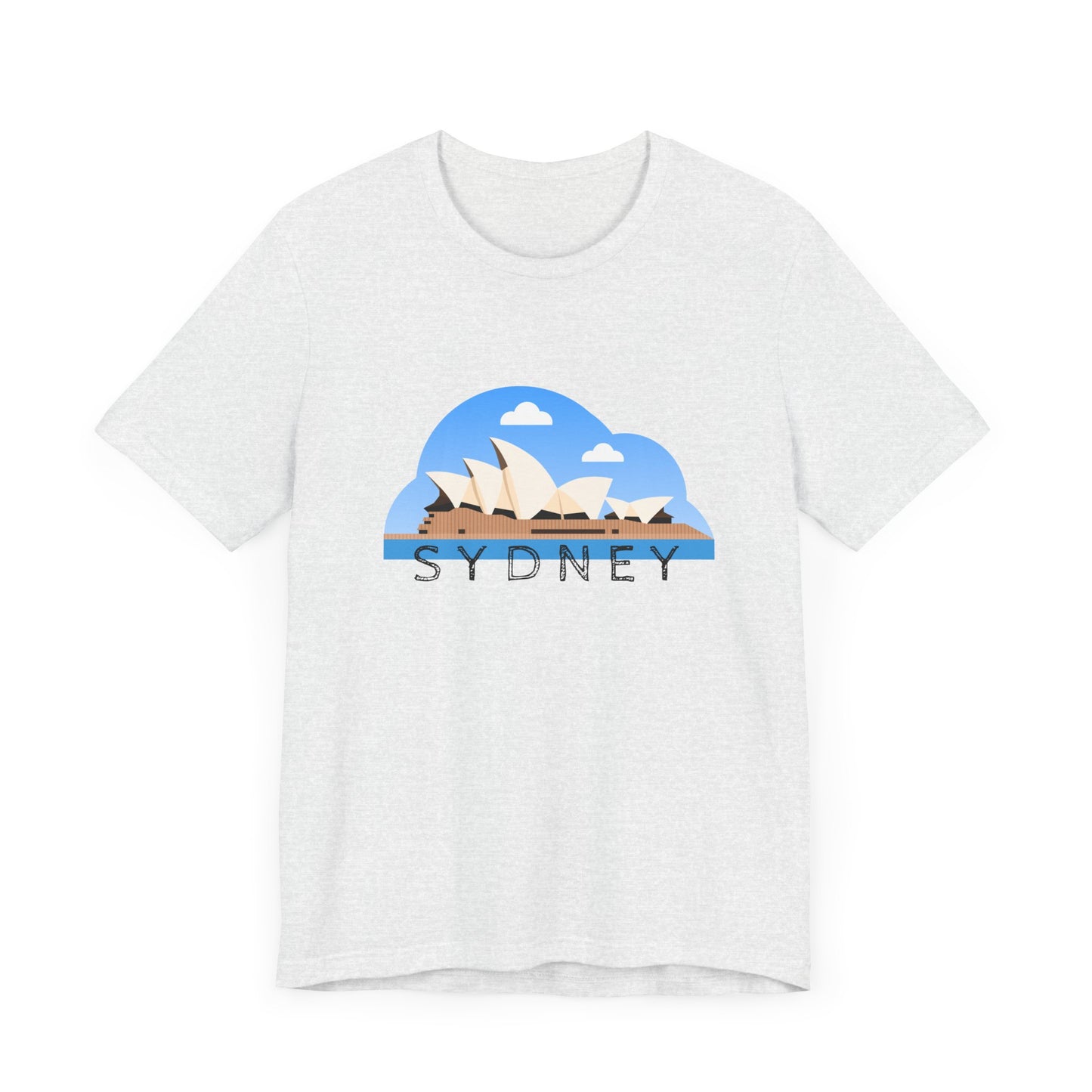 Sydney Graphic Unisex Jersey Tee - Coastal Vibes T-Shirt - 12044
