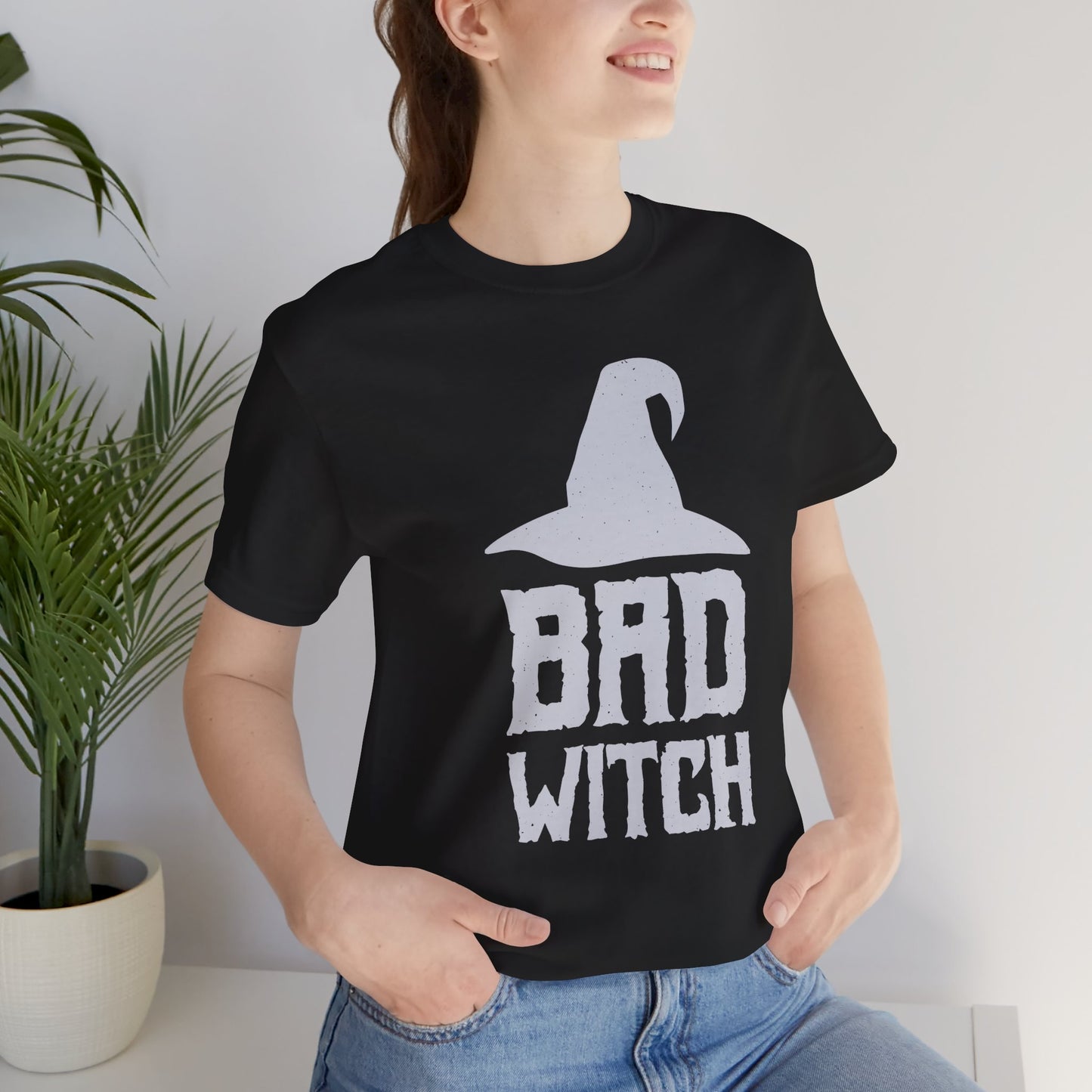 Halloween: Bad Witch - Unisex Jersey Short Sleeve Tee - 12924