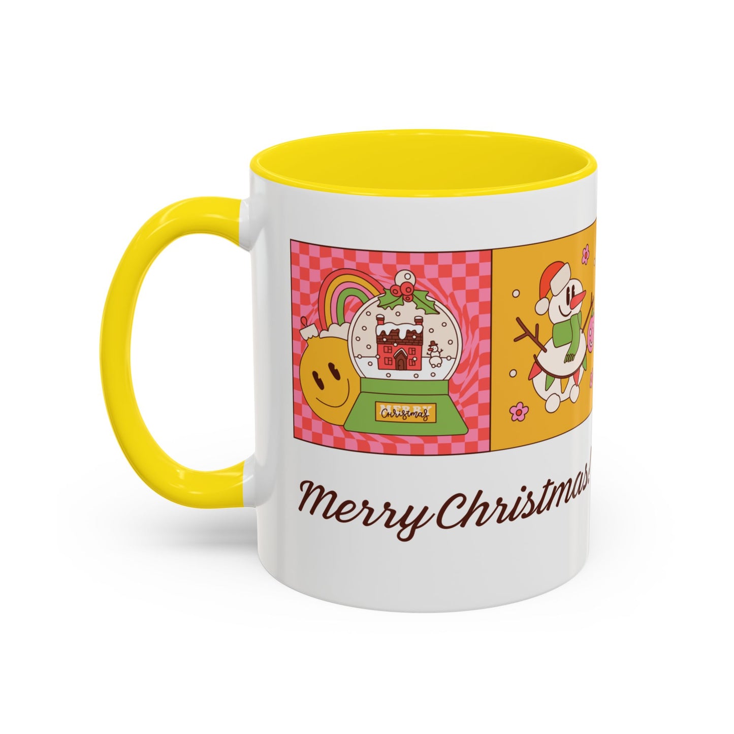 Merry Christmas - Accent Coffee Mug (11, 15oz) - 10916