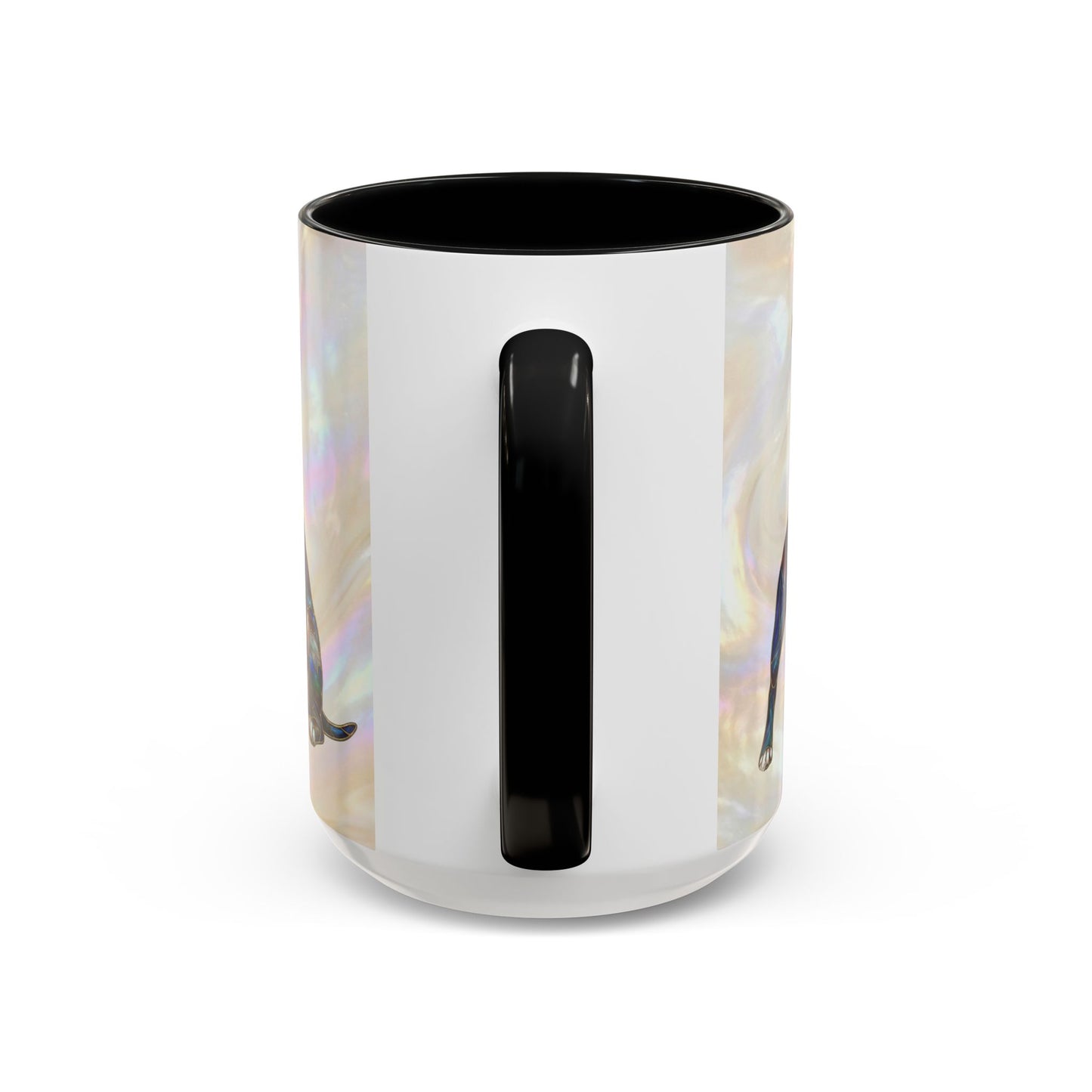 Pitbull Dog Accent Coffee Mug — Stained Glass Design (11/15oz) - 14536