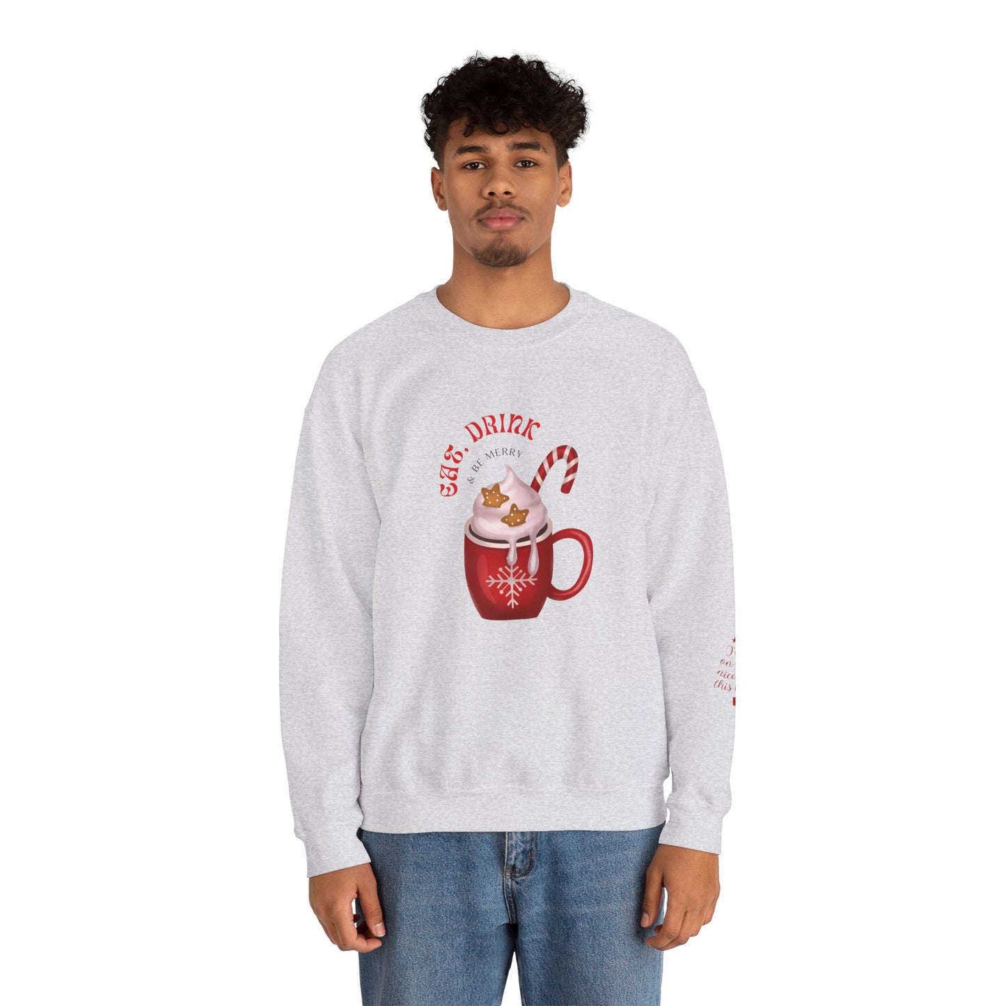 Eat Drink & Be Merry - Unisex Heavy Blend™ Crewneck Sweatshirt - 10509