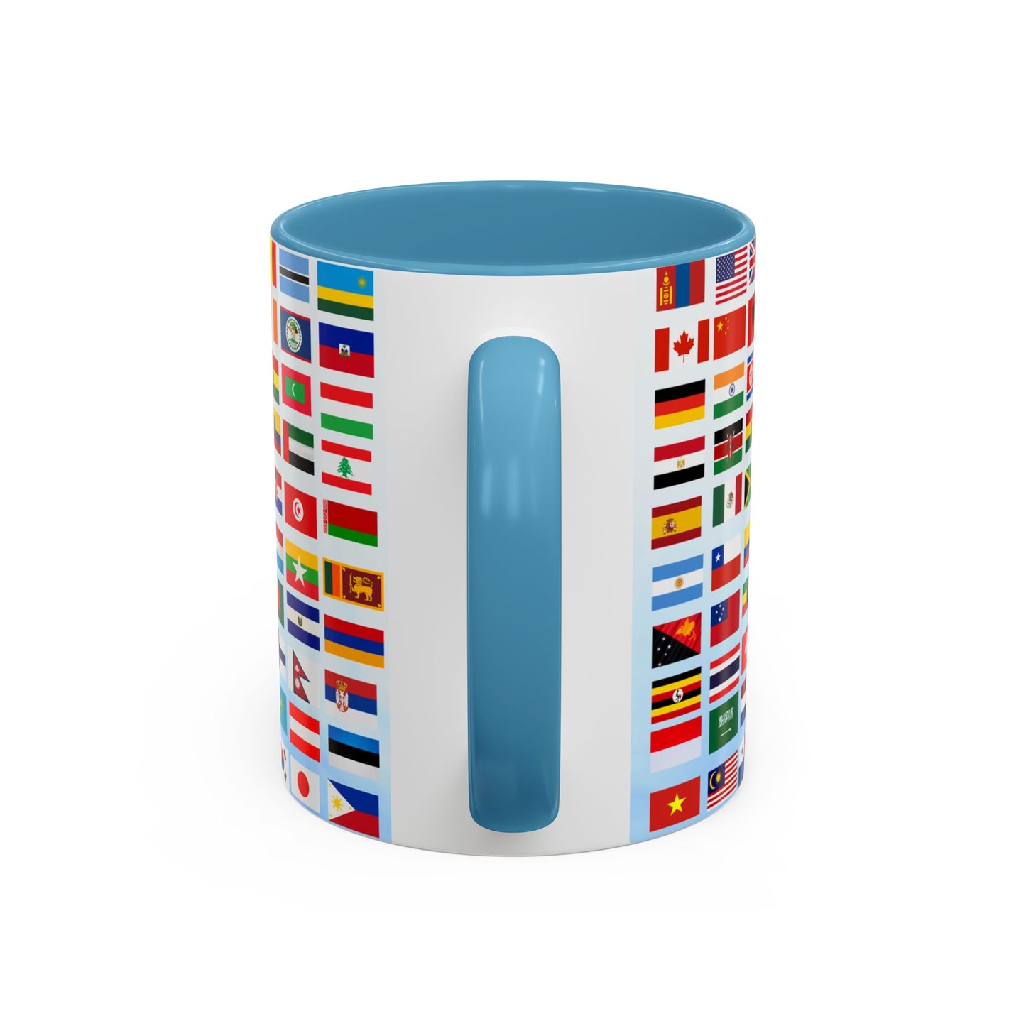 Kids, Happy Birthday, World Flag Fan, Details Customizable - Accent Coffee Mug (11, 15oz) - 11232