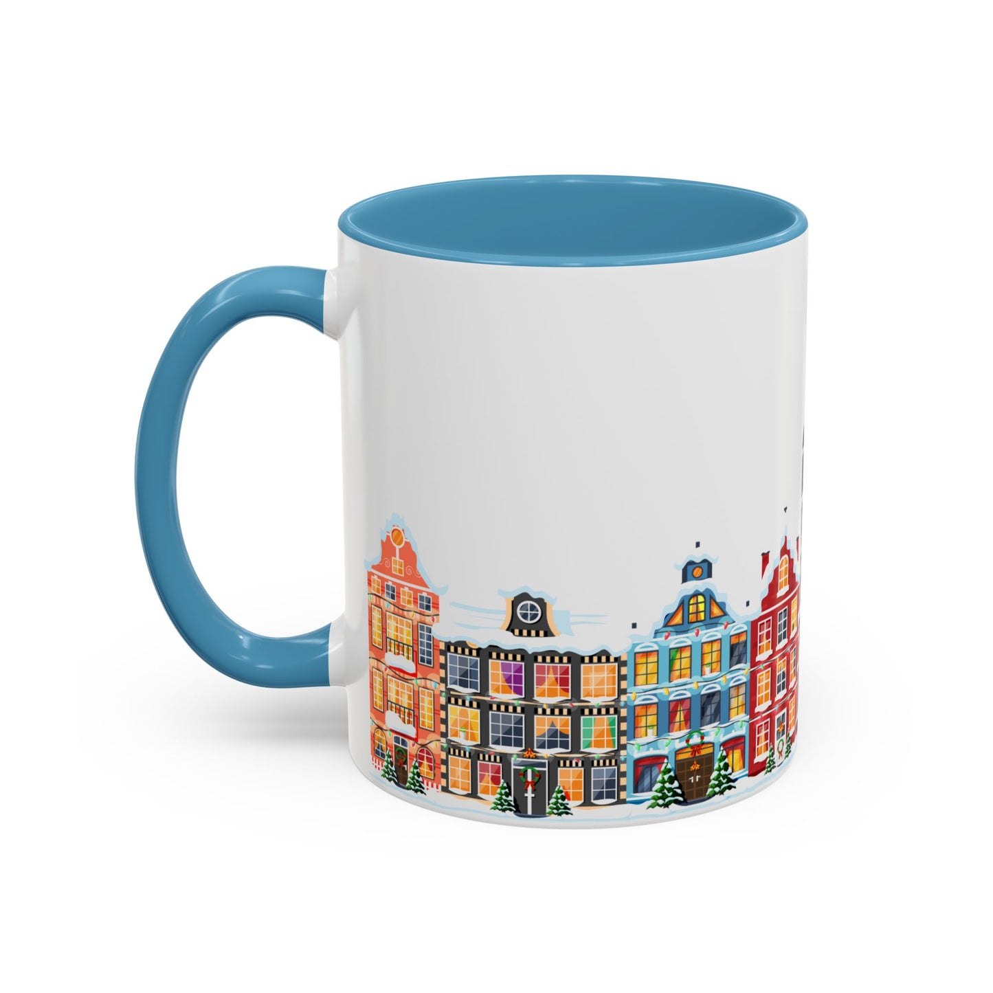 Christmas Houses - Accent Coffee Mug (11, 15oz) - 10438