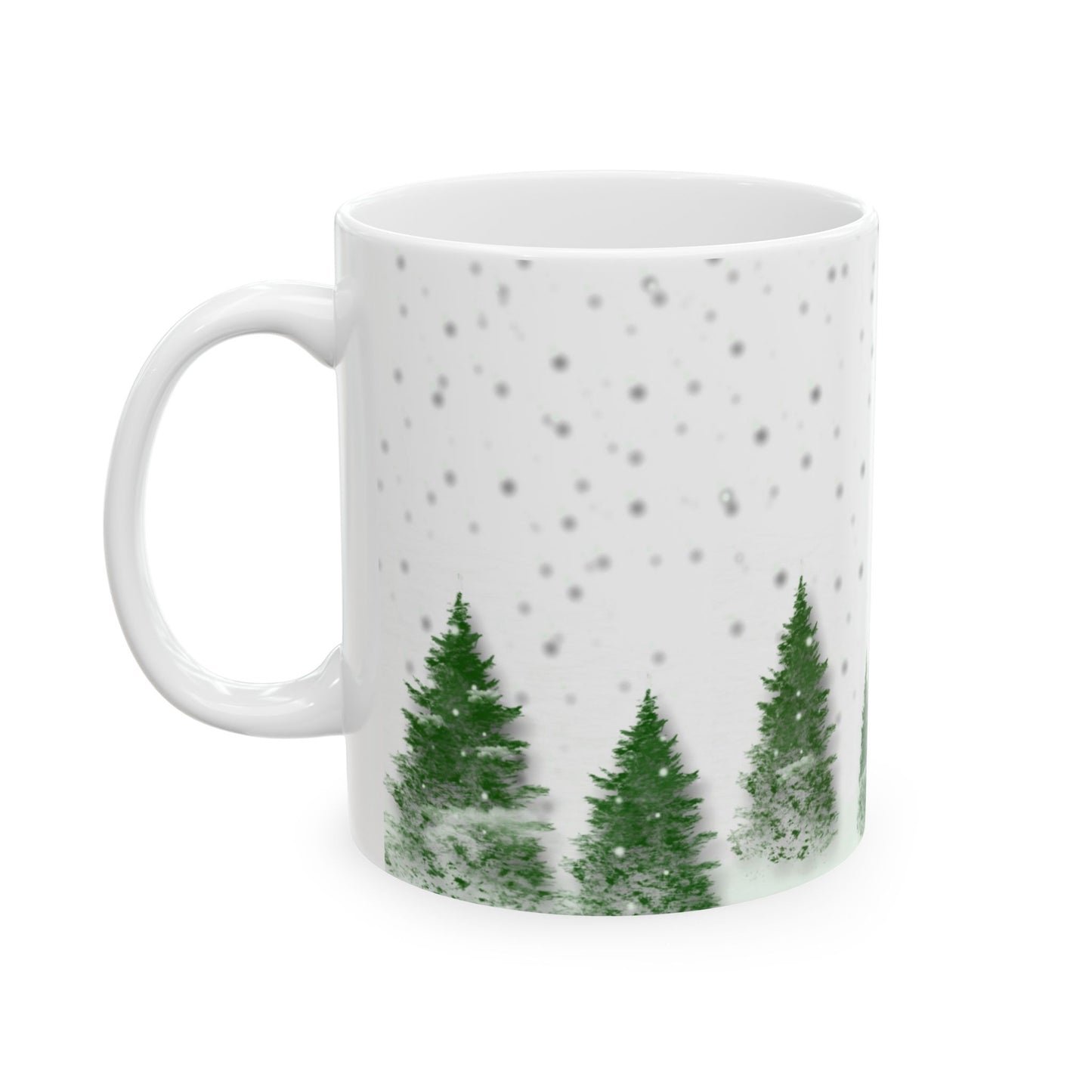 Winter, Forest - Ceramic Mug, (11oz, 15oz) - 10071