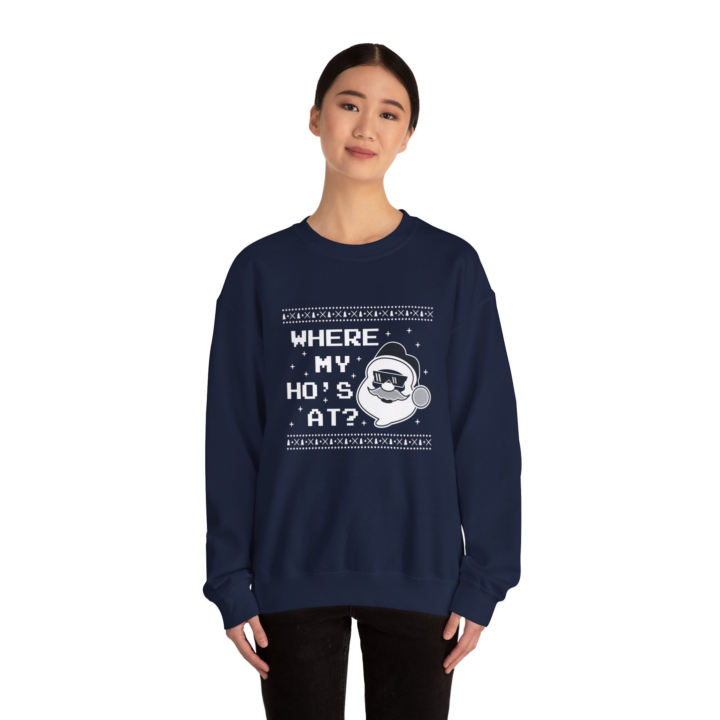 Where My Ho's At?  - Unisex Heavy Blend™ Crewneck Sweatshirt