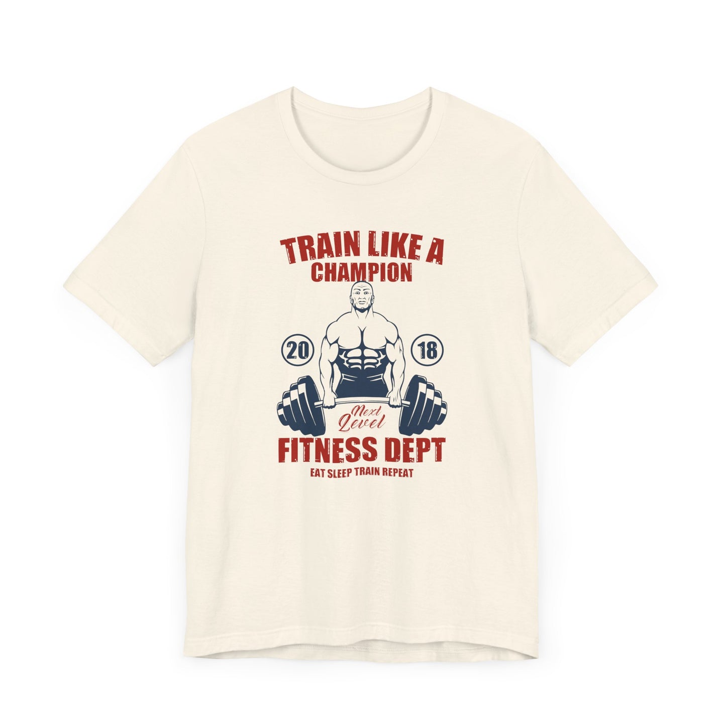 Gym: Train Like A Champion - Unisex Jersey Short Sleeve Tee