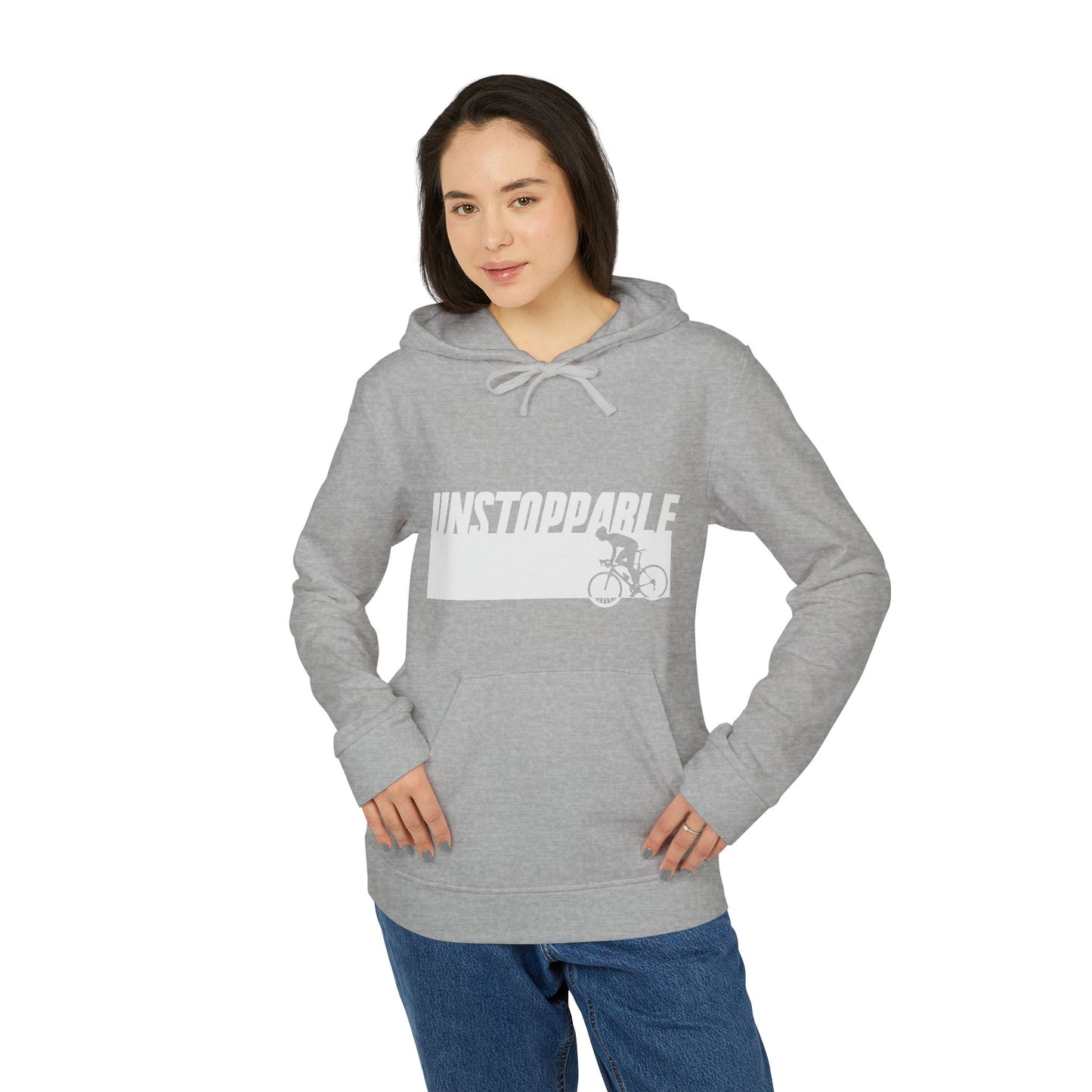 Bicycle: Unstoppable - Adidas Unisex Fleece Hoodie