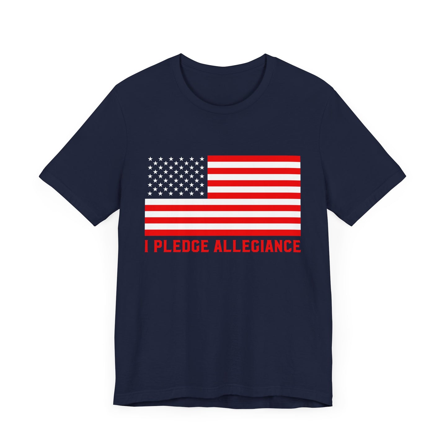 Patriotic Pledge Tee, Unisex T-Shirt for Celebrating Freedom, Independence Day Shirt Gift for Patriots - 13697