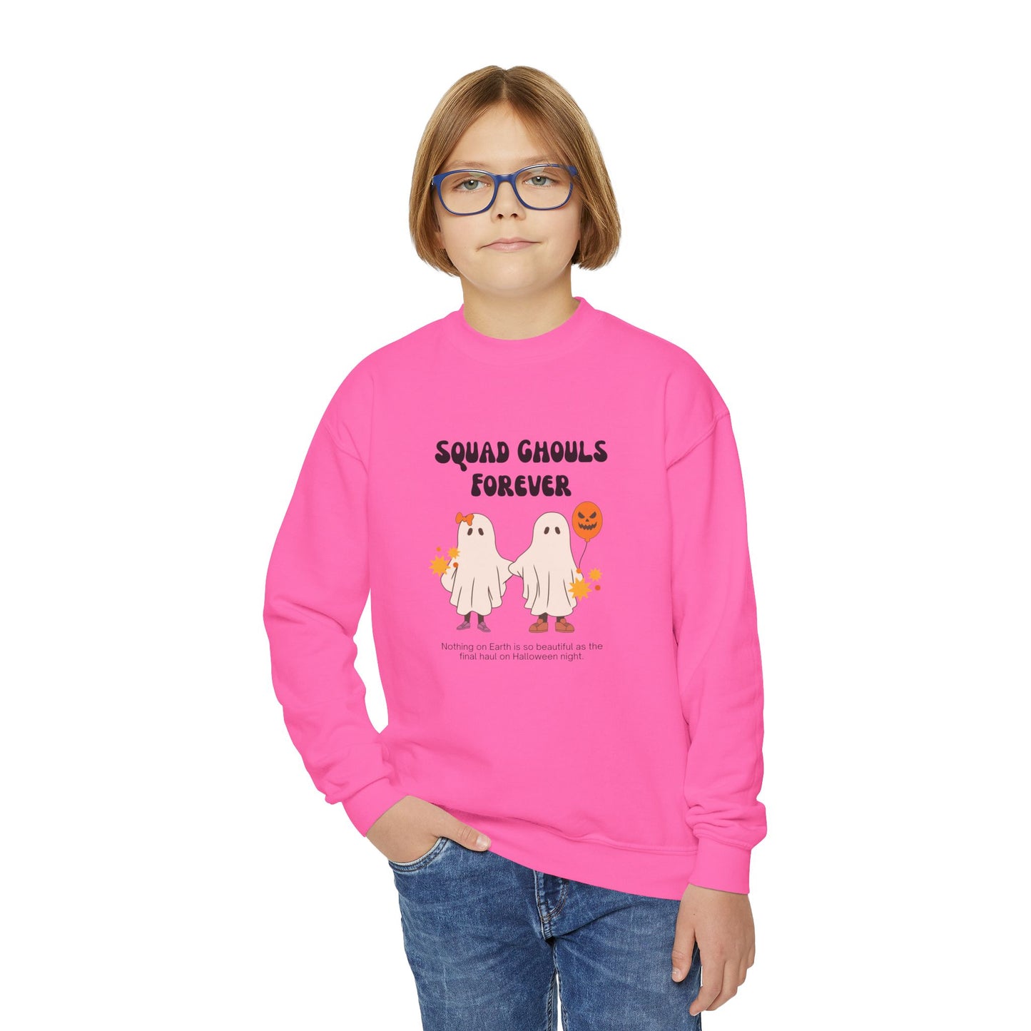 Squad Ghouls Forever - Youth Crewneck Sweatshirt