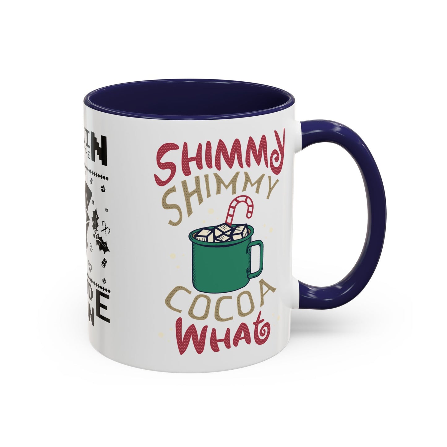 Rocking Around The Tree Upside Down - Accent Coffee Mug (11, 15oz)