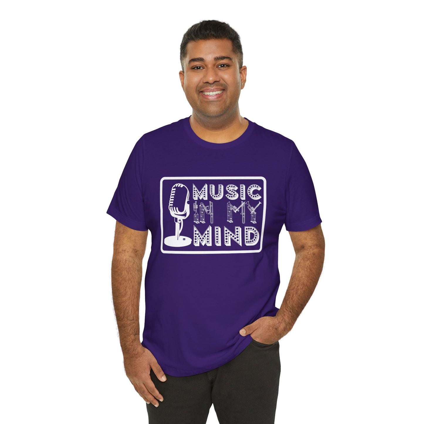 Music In My Mind - Unisex Jersey Short Sleeve Tee