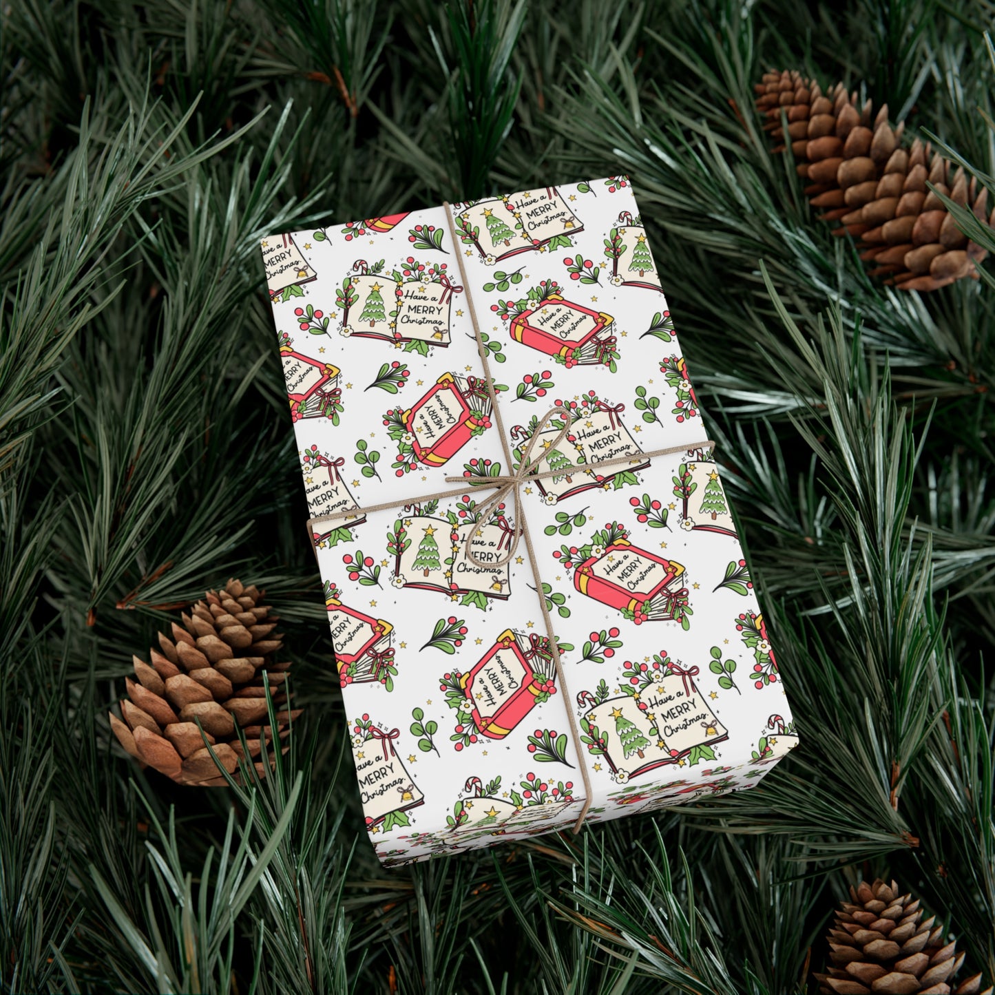 Have A Merry Christmas Books - Gift Wrap Papers - 10287