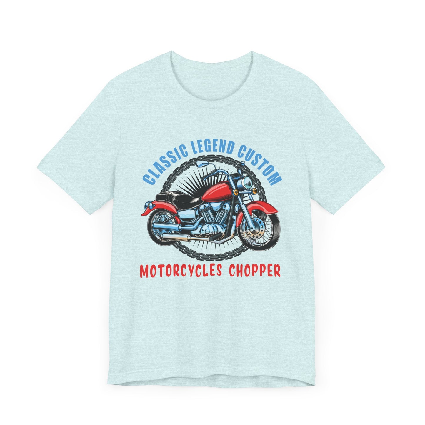 Classic Legend Custom, Motorcycle Chopper - Unisex Jersey Short Sleeve Tee - 13556