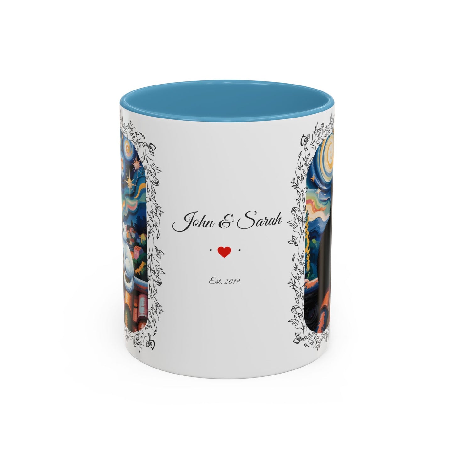 Starry Night Cats Coffee Mug – Van Gogh Inspired Cat Art | Cat Lovers Gift (11oz / 15oz) - 14758