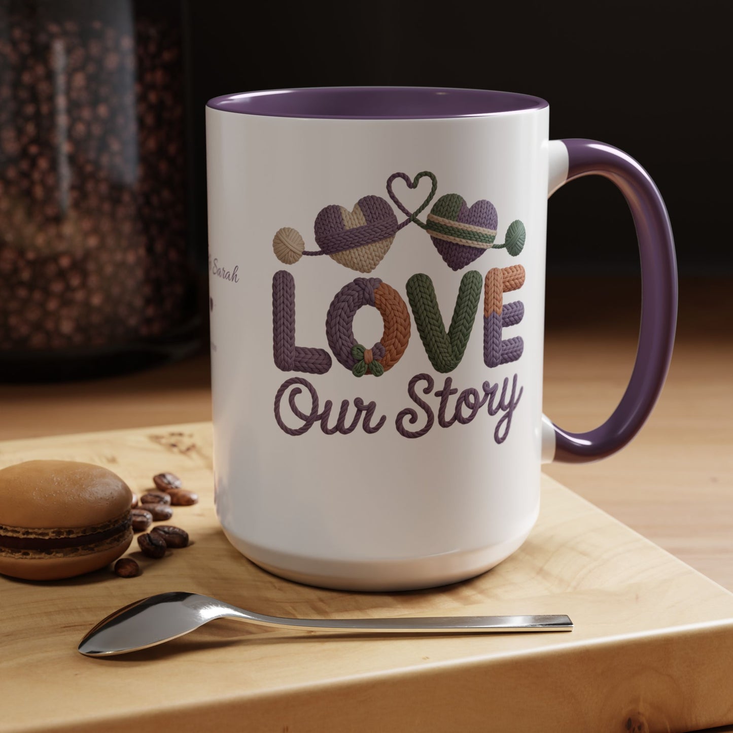 Our Story Personalized Mug — Custom Names & Established Date | Couple Gift (11oz / 15oz) - 14749