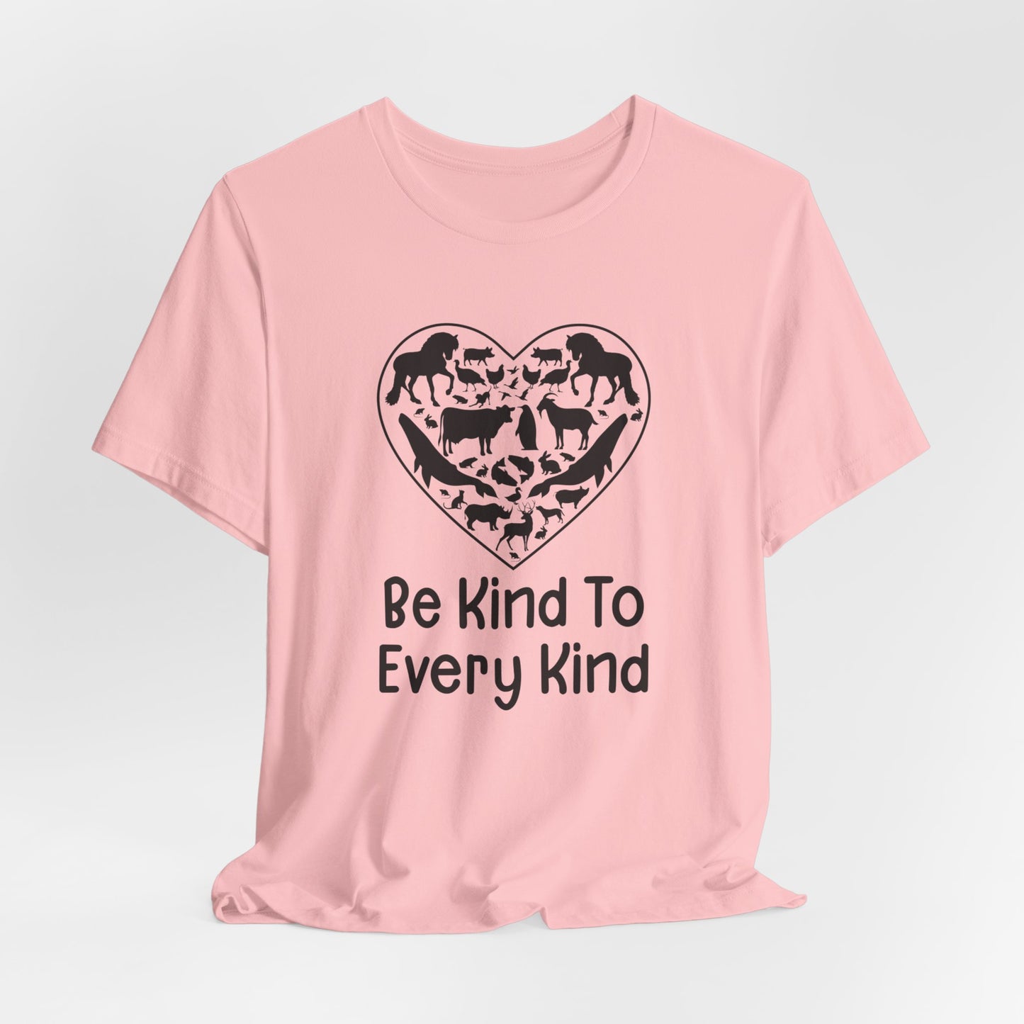 Vegan: Be Kind To Every Kind - Unisex Jersey Short Sleeve Tee