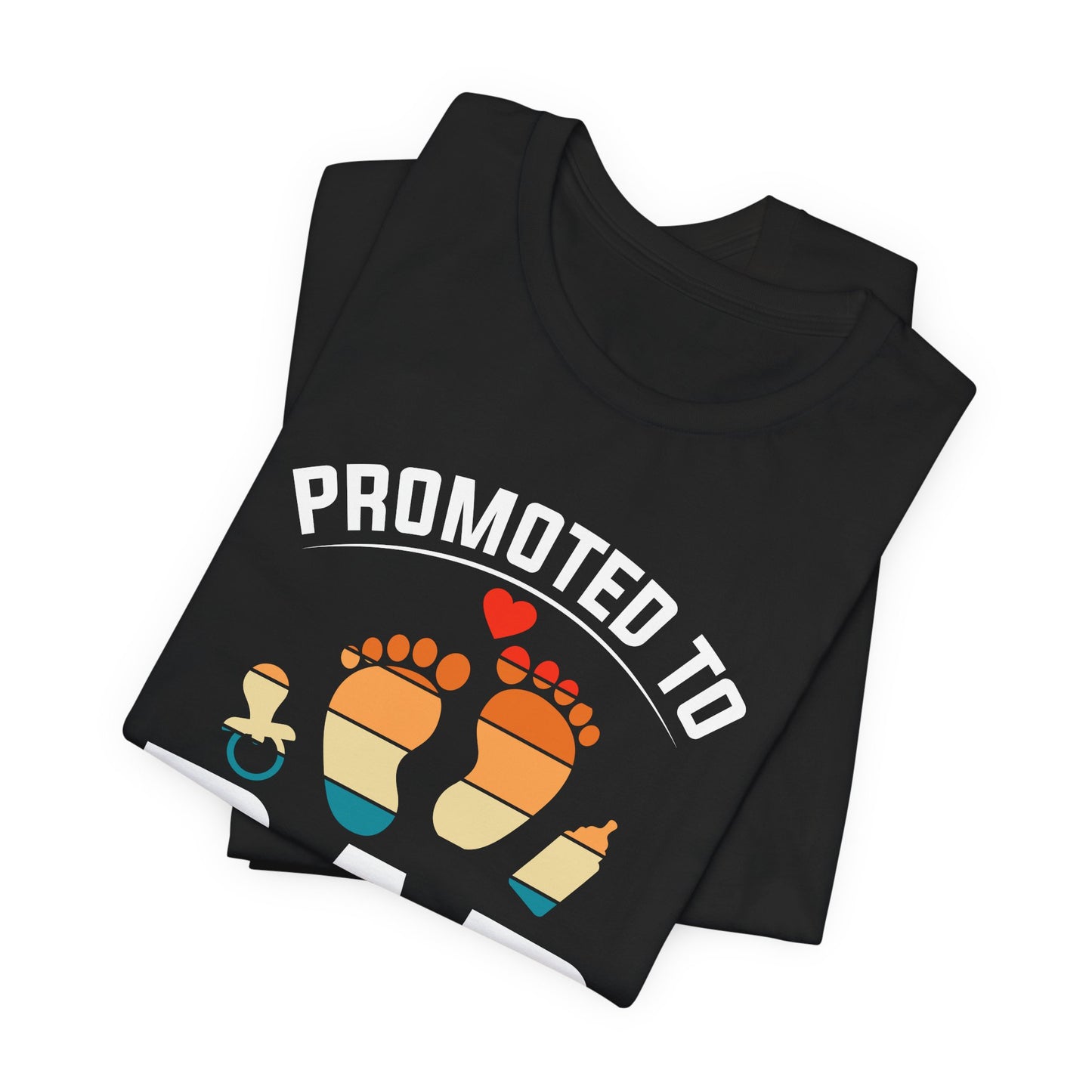 Promoted To Dad - Unisex Jersey Short Sleeve Tee