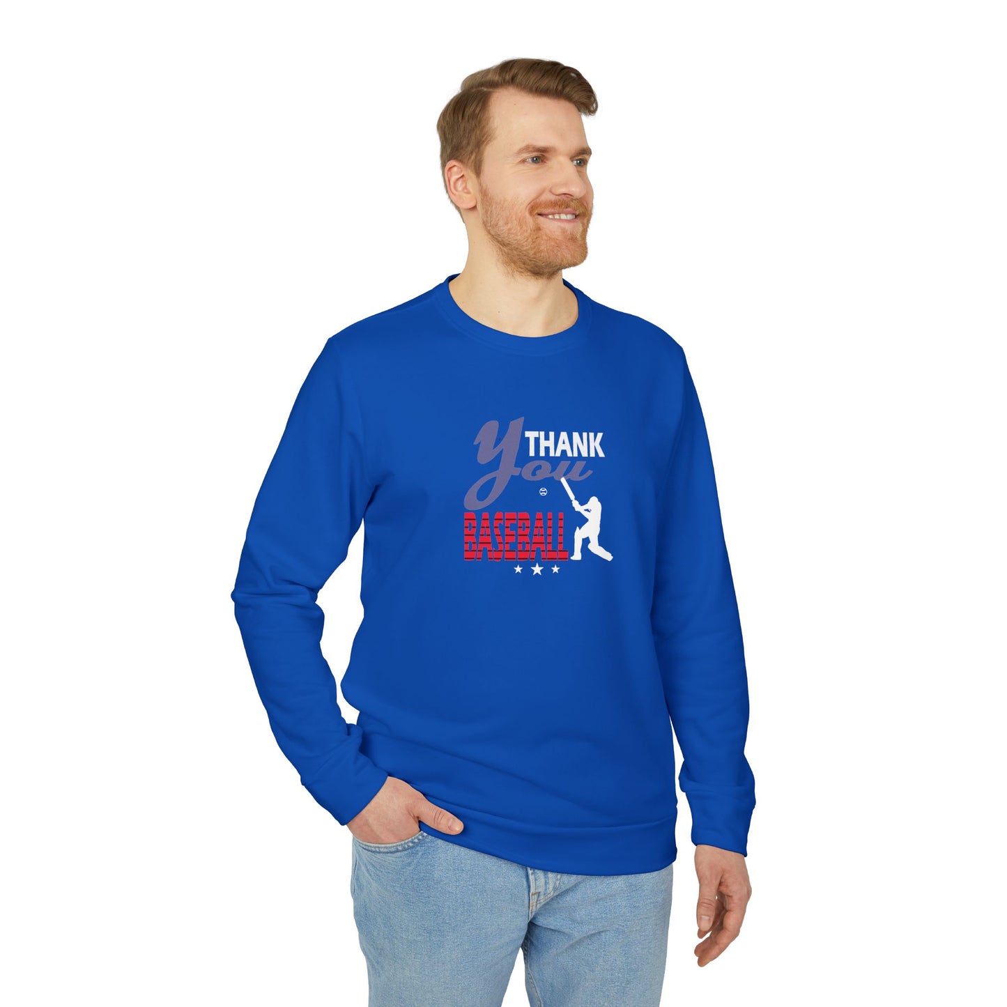 Thank You Baseball - Adidas Unisex Fleece Crewneck Sweatshirt