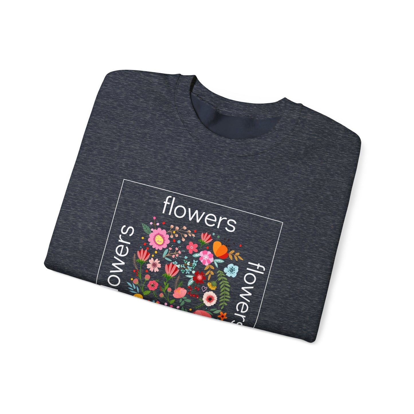 Flowers - Unisex Heavy Blend™ Crewneck Sweatshirt - 11685