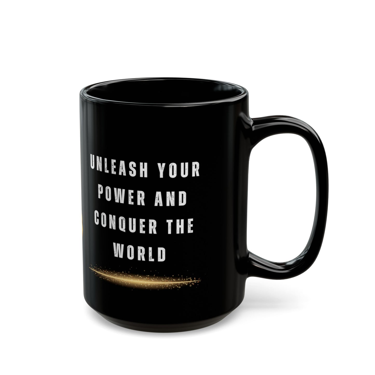 Born to Conquer Mongolia - Ceramic Black Mug (11oz, 15oz)