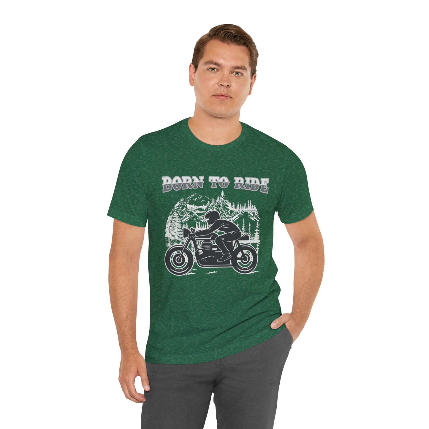 Born To Ride - Unisex Jersey Short Sleeve Tee - 13377
