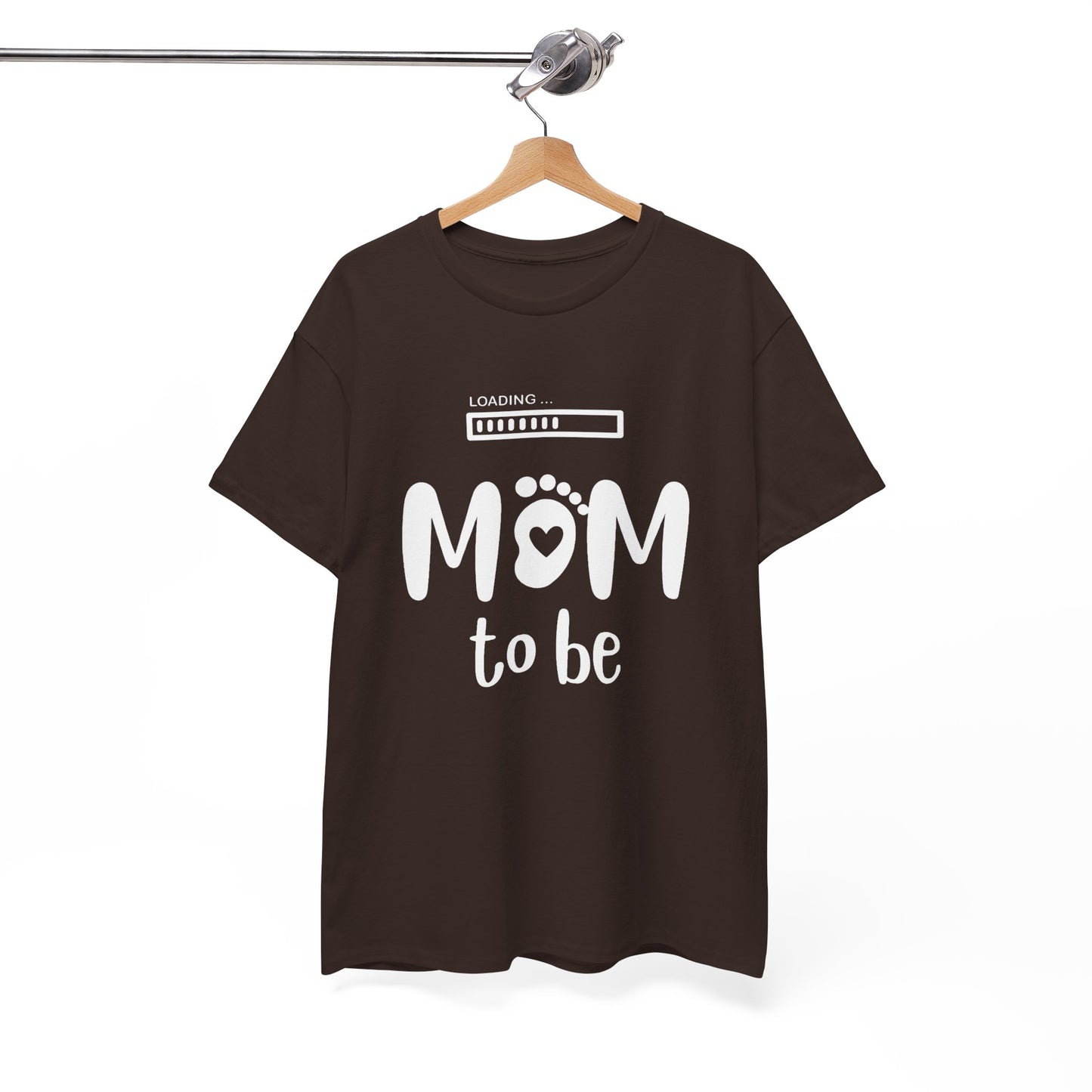 Mom to Be Shirt – Pregnancy Announcement Gift Tee with Loading Bar - 14879