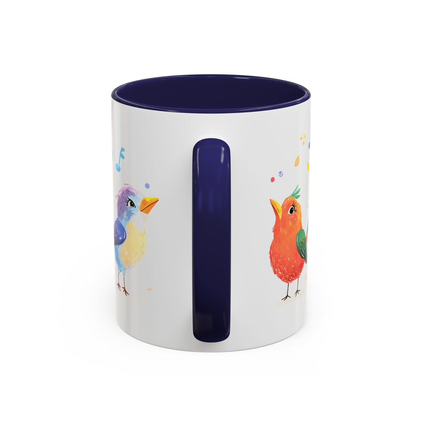 Colorful Birds - Accent Coffee Mug (11, 15oz)