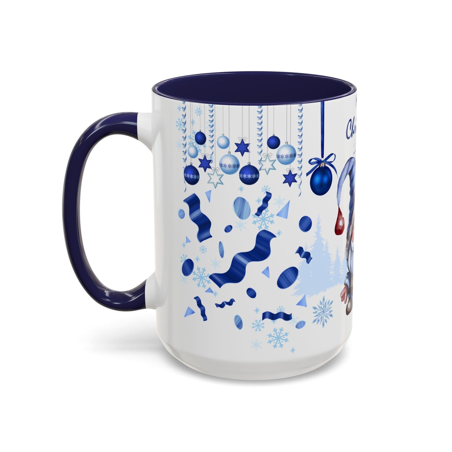 Blue Christmas - Accent Coffee Mug (11, 15oz)