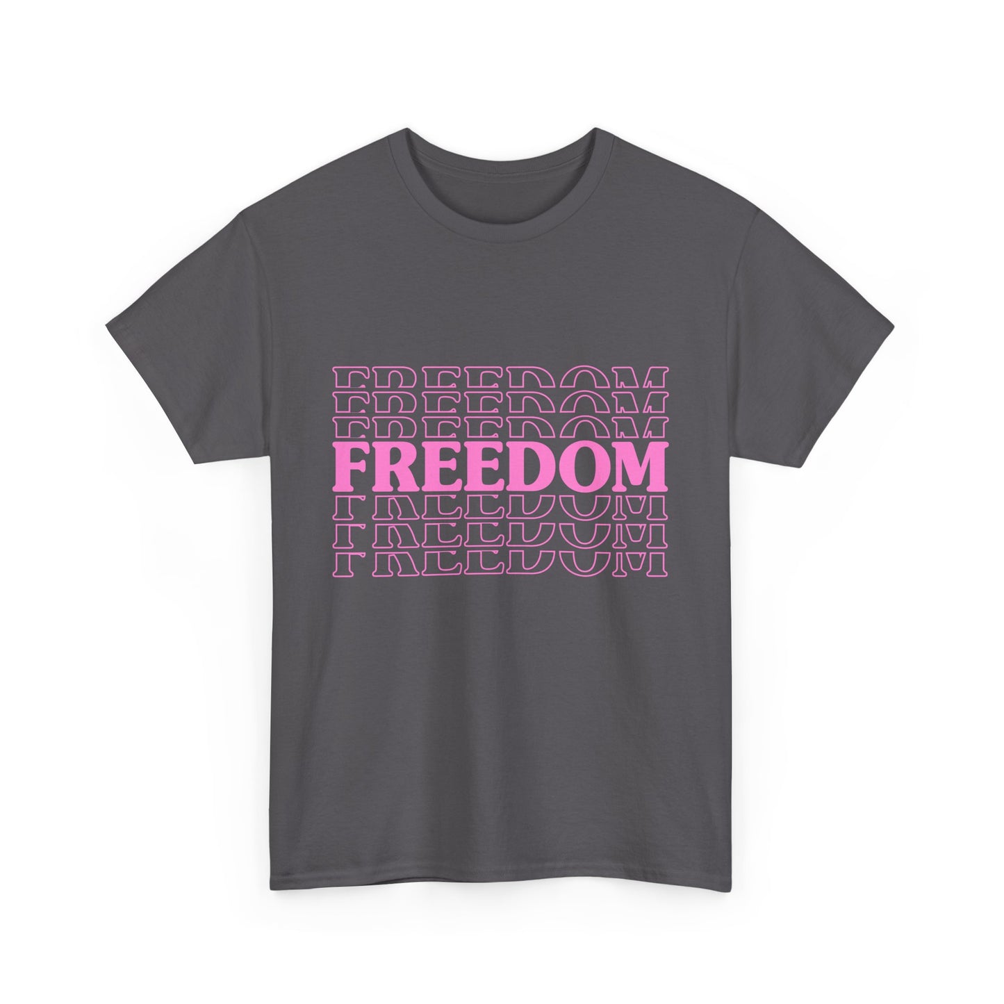 Bold Freedom Graphic Tee, Unisex Heavy Cotton Shirt, Casual Wear, Gift for Freedom Lovers, Statement T-Shirt, Everyday Essentials - 13518