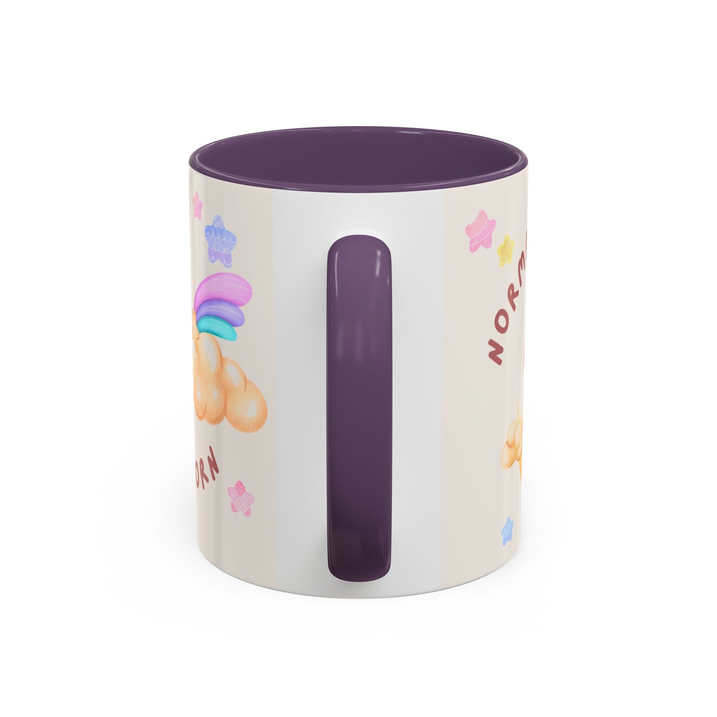 Normal is Boring, Be A Unicorn - Accent Coffee Mug (11, 15oz) - 11084