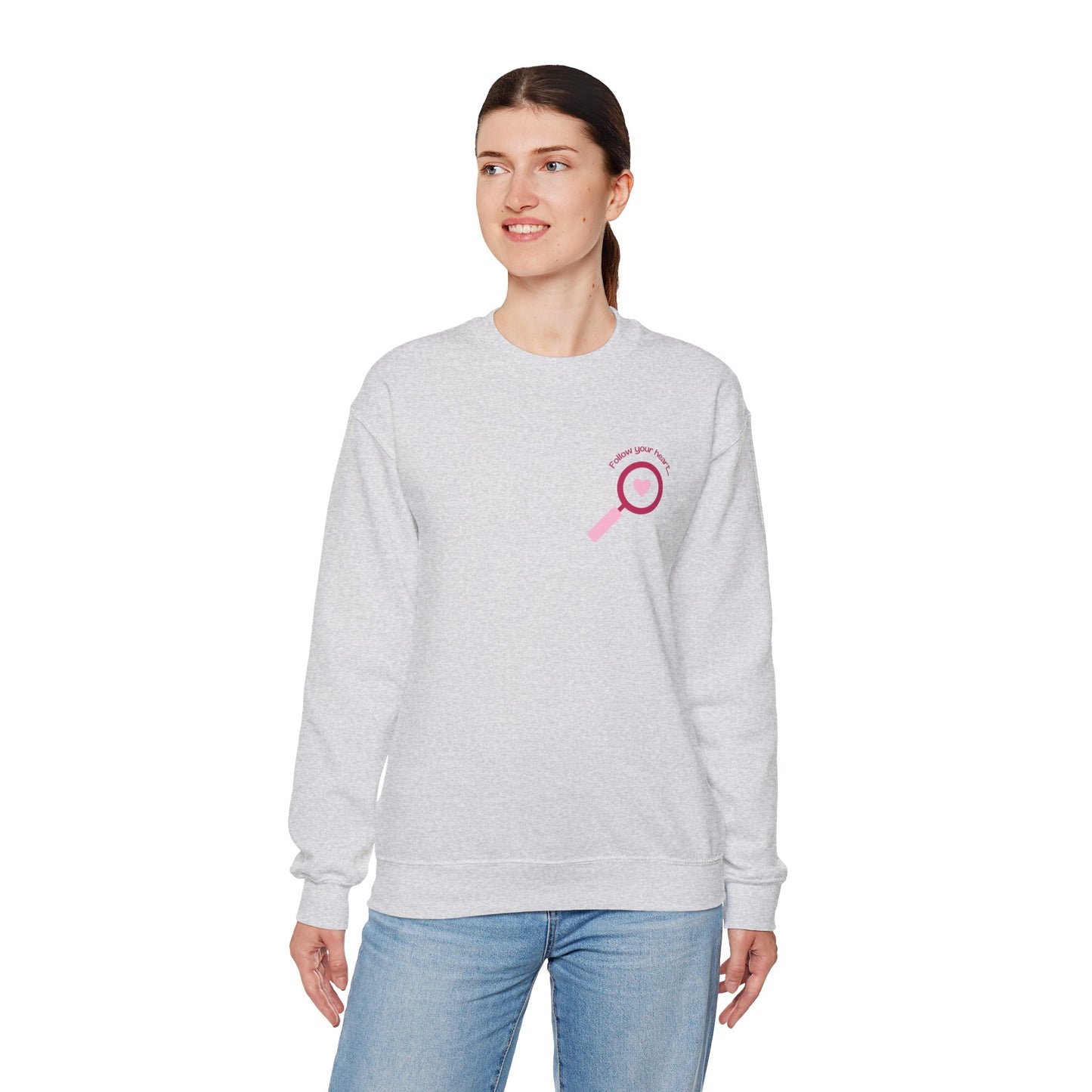 Follow Your Heart - Unisex Heavy Blend™ Crewneck Sweatshirt - 11621