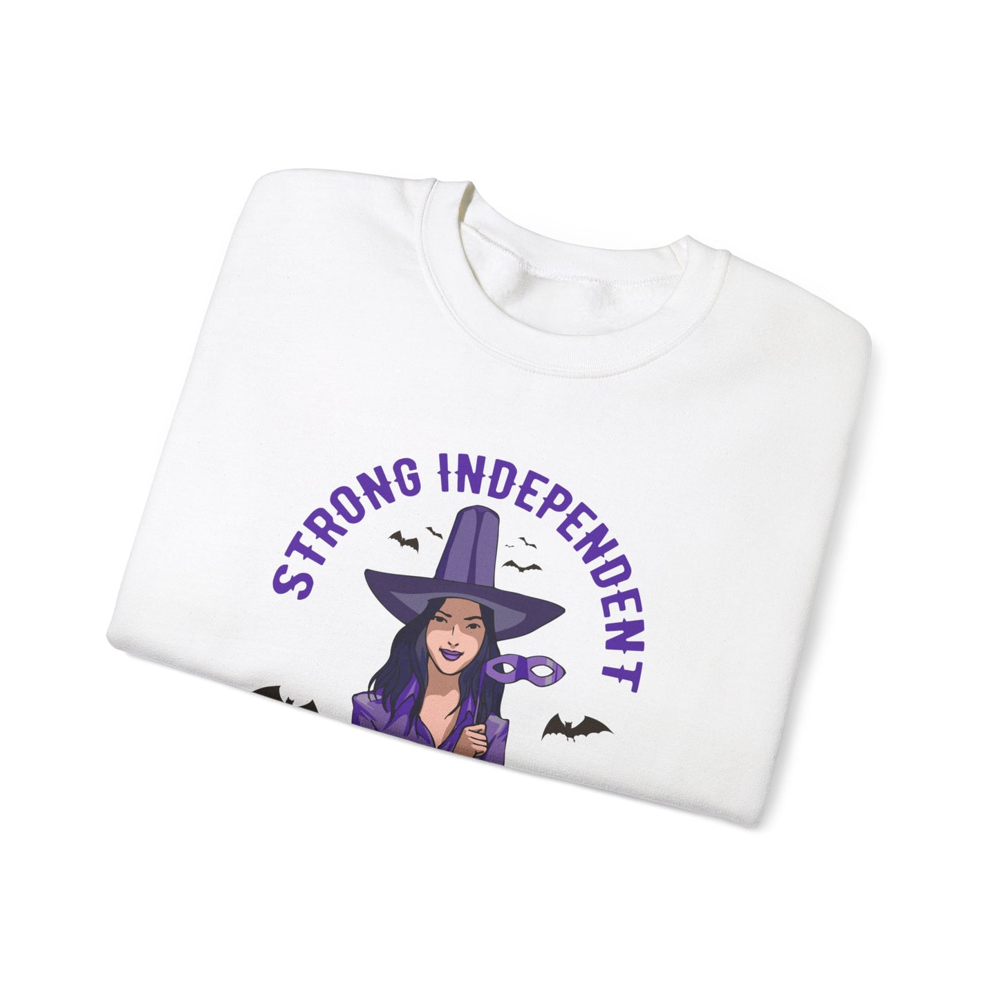 Strong Independent Witch - Unisex Heavy Blend™ Crewneck Sweatshirt