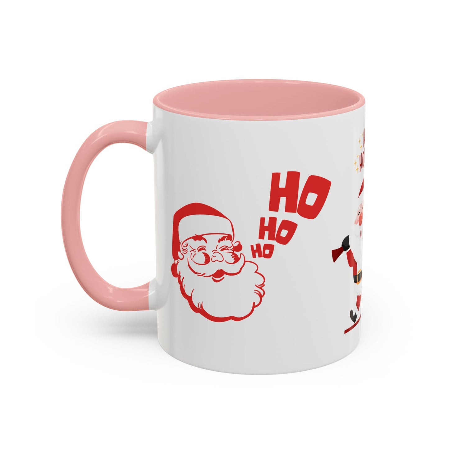 Santa, Ho Ho Holidays  - Accent Coffee Mug (11, 15oz)