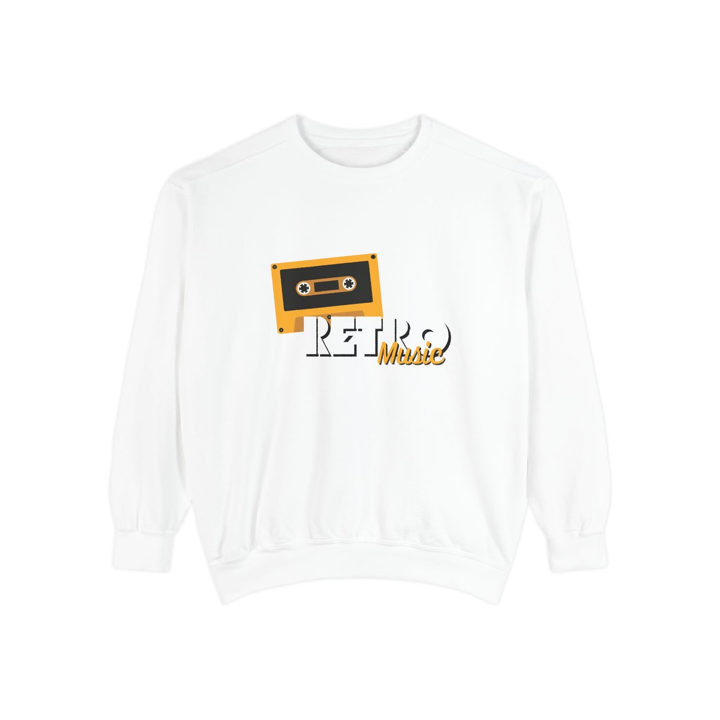 Retro Music - Unisex Garment-Dyed Sweatshirt - 10604