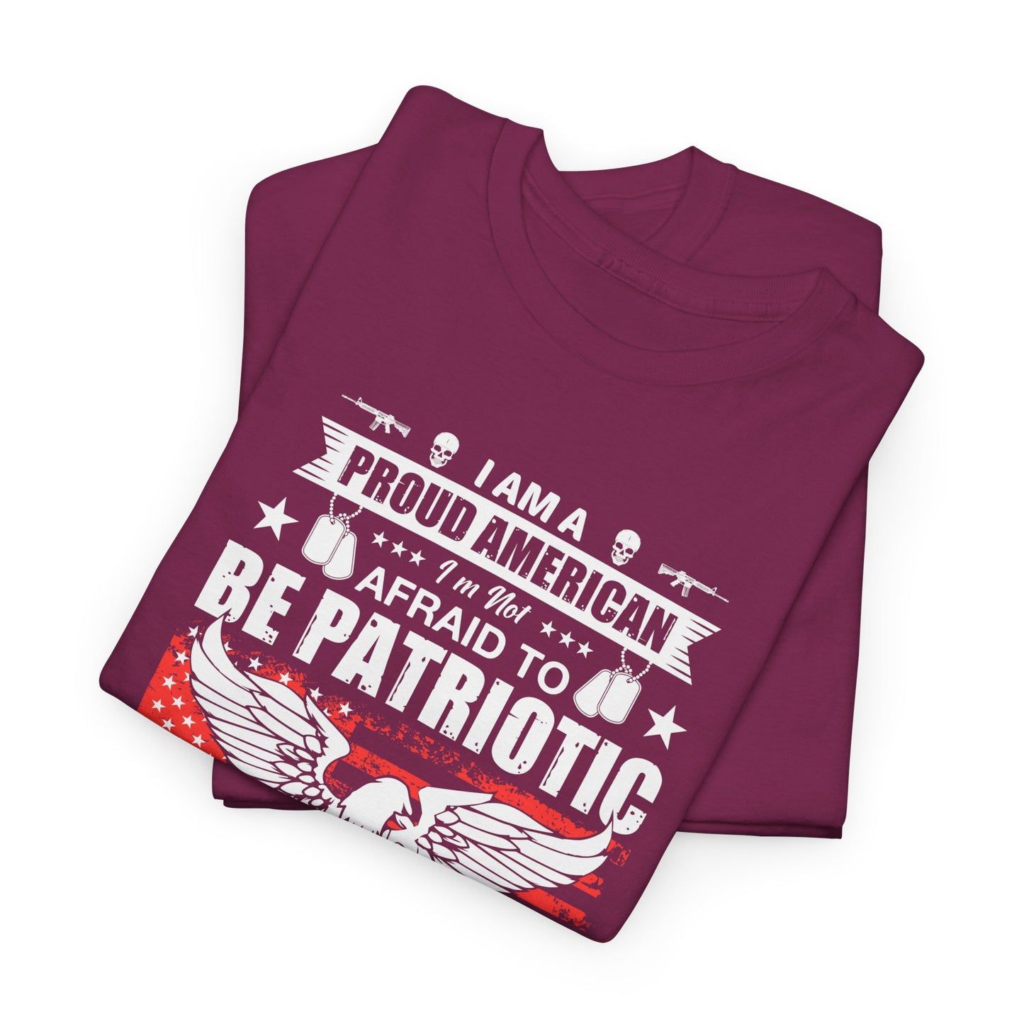Unisex Patriotic Tee - Proud American T-Shirt, 4th of July Gift, Freedom Shirt, Memorial Day Apparel, Casual Wear - 13789
