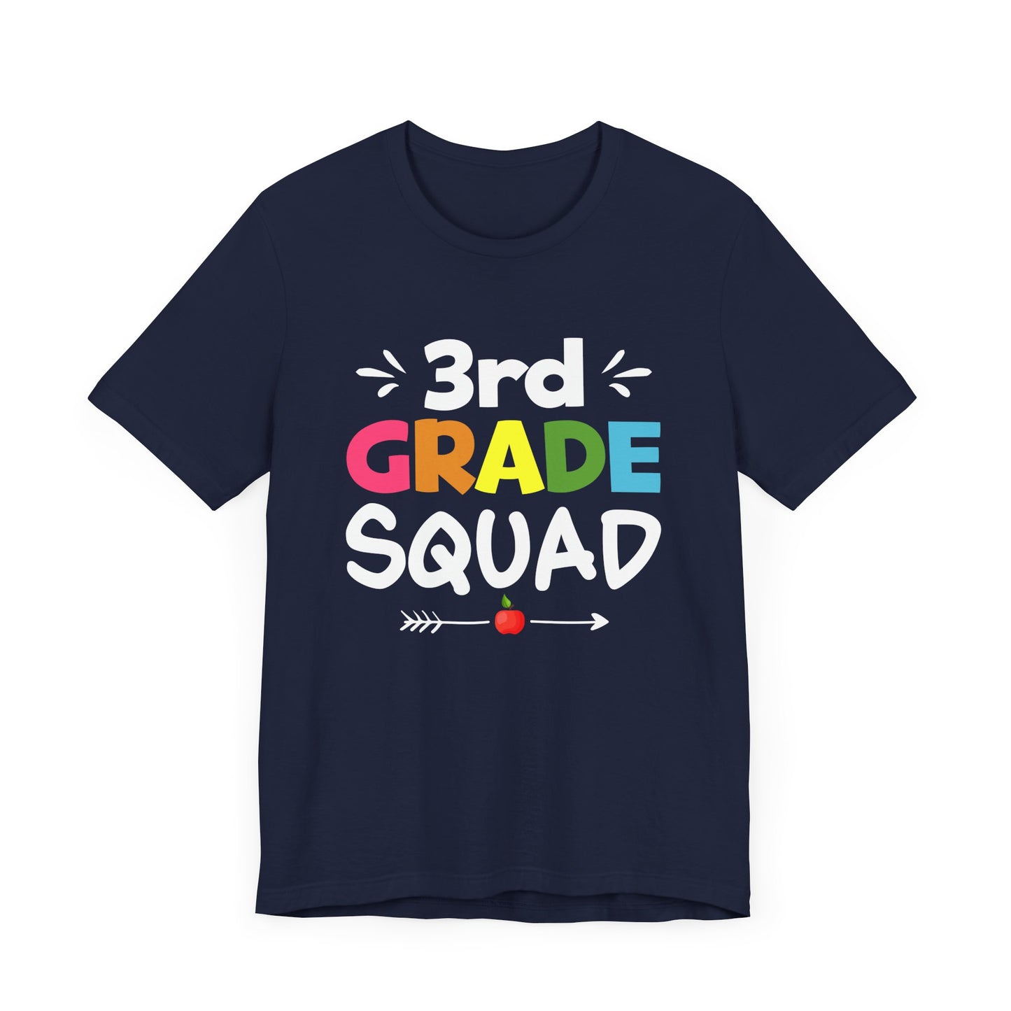 Teacher: 3rd Grade Squad - Unisex Jersey Short Sleeve Tee - 13441