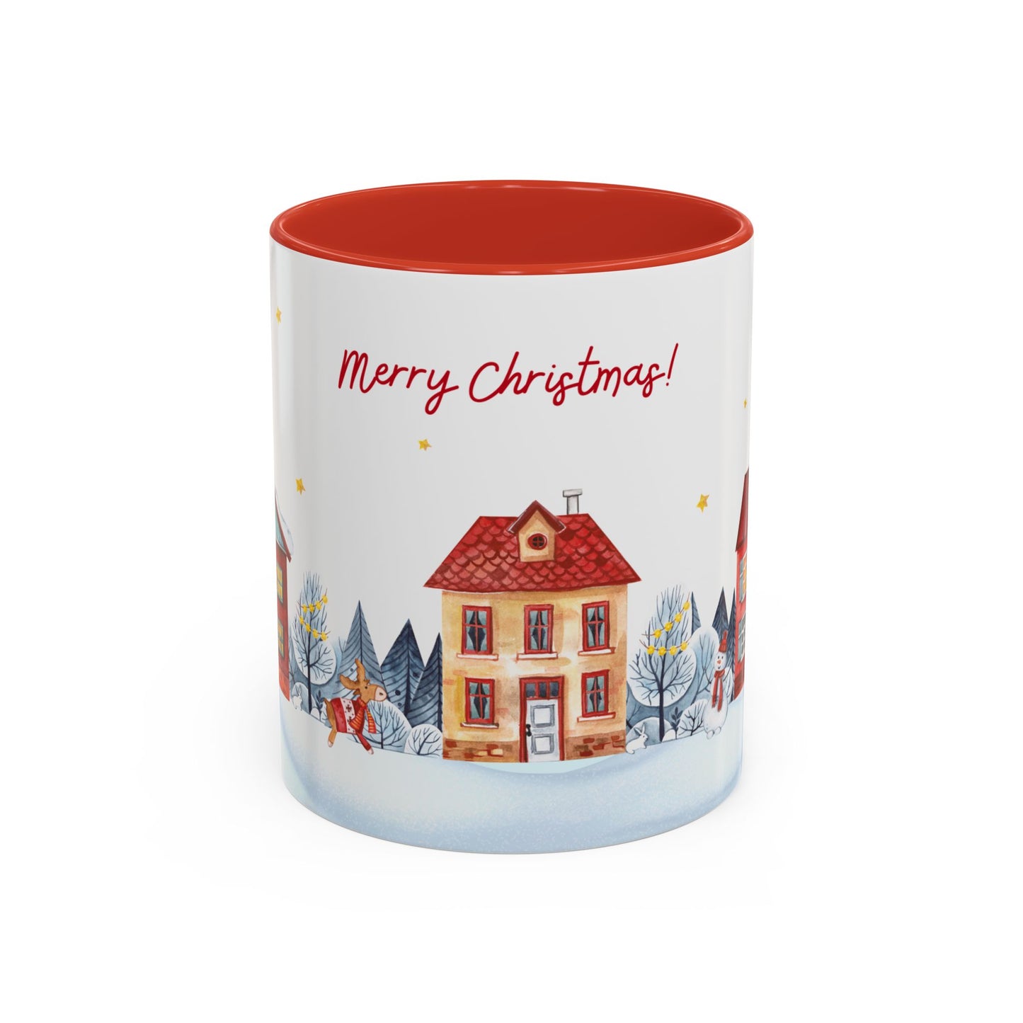 Merry Christmas, Holiday Vibe - Accent Coffee Mug (11, 15oz) - 11079