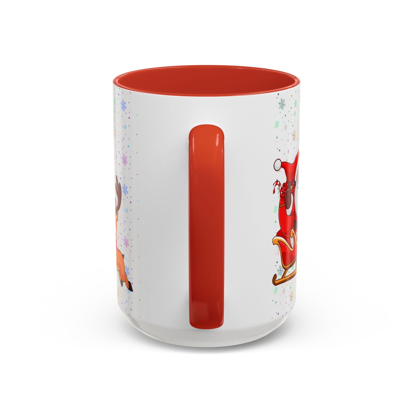 Christmas Party,  Santa,  Snowman, & Reindeer -  Accent Coffee Mug (11, 15oz) - 10428