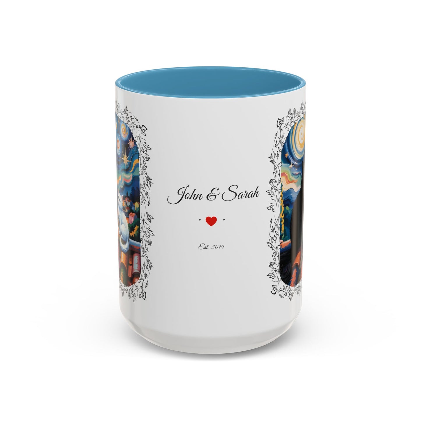 Starry Night Cats Coffee Mug – Van Gogh Inspired Cat Art | Cat Lovers Gift (11oz / 15oz) - 14758