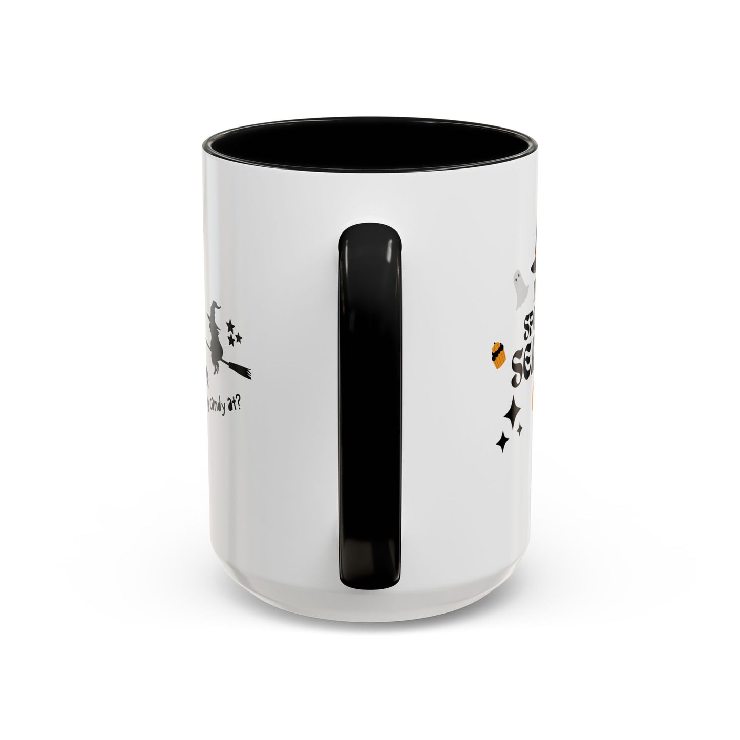 Bad Witch Energy - Accent Coffee Mug (11, 15oz) | 11 oz,11oz,15 oz,15oz,accent mug,Coffee Mugs,Halloween,Home & Living,Kitchen,Mugs,Spring Essentials,two tone,White base