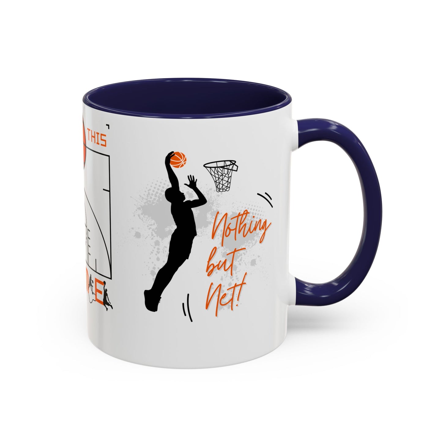 Love This Game, Basketball - Accent Coffee Mug (11, 15oz) - 10718