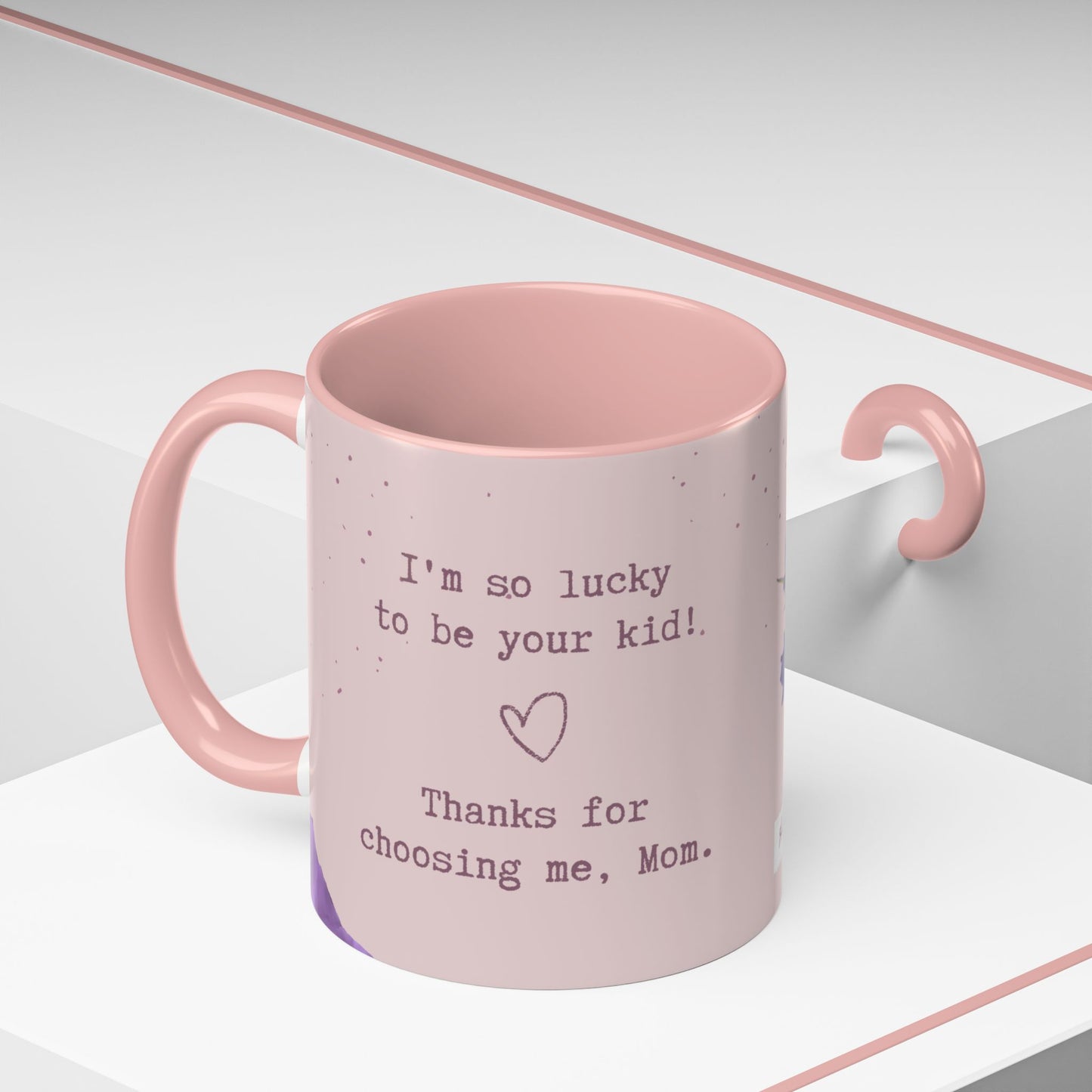 Flower Power Happy Mother's Day Coffee Mug, Photo Customizable - 11oz & 15oz - 12279