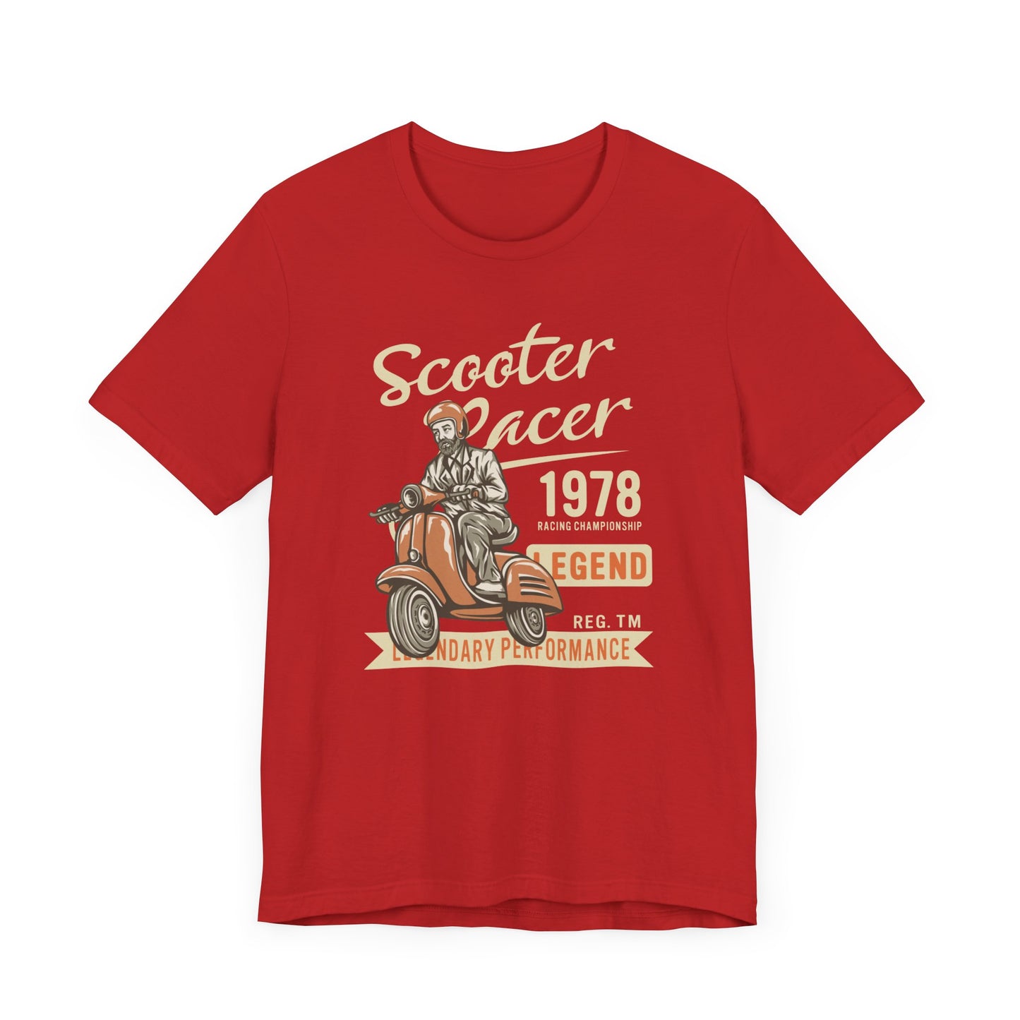 Scooter Racer - Unisex Jersey Short Sleeve Tee