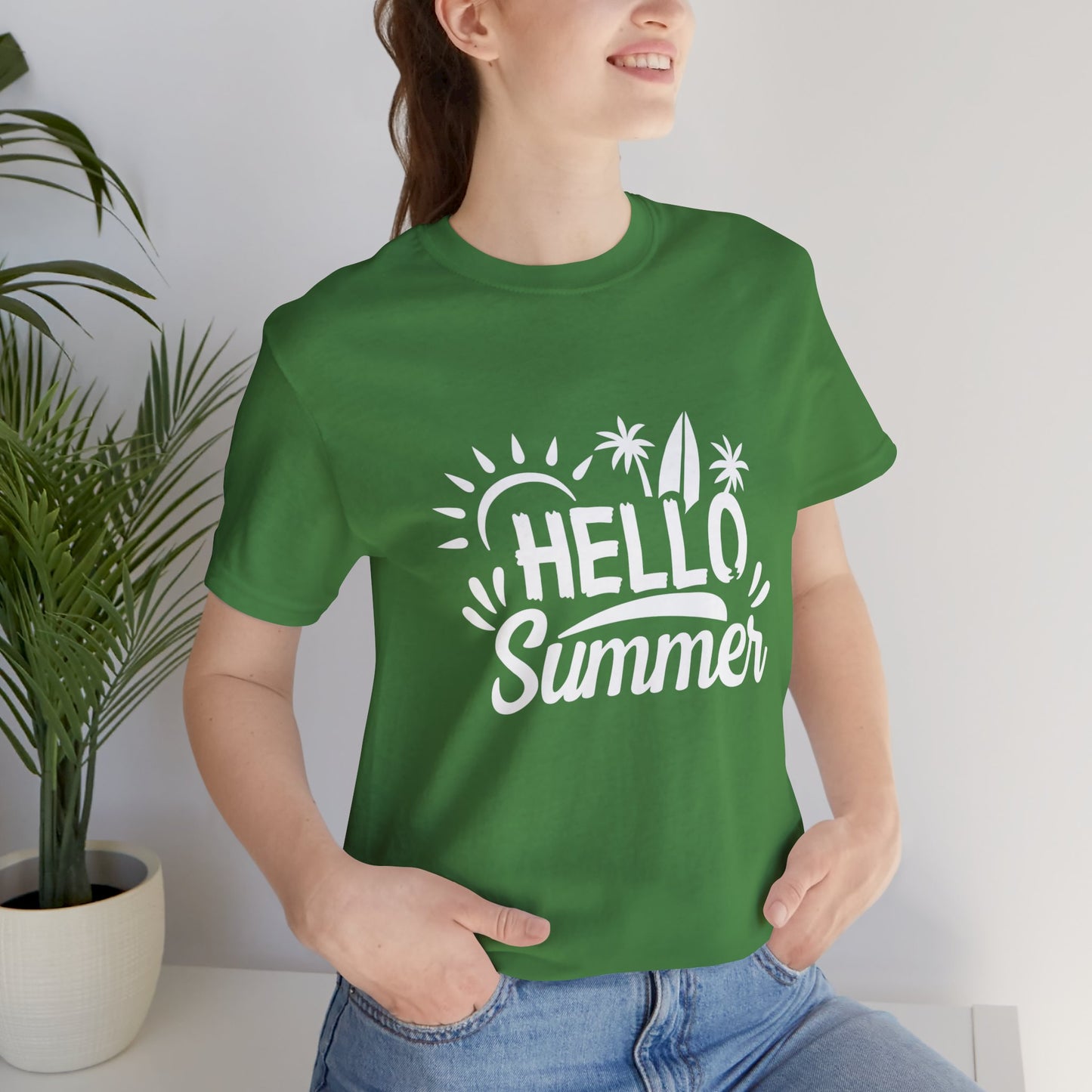 Hello Summer - Unisex Jersey Short Sleeve Tee - 13098