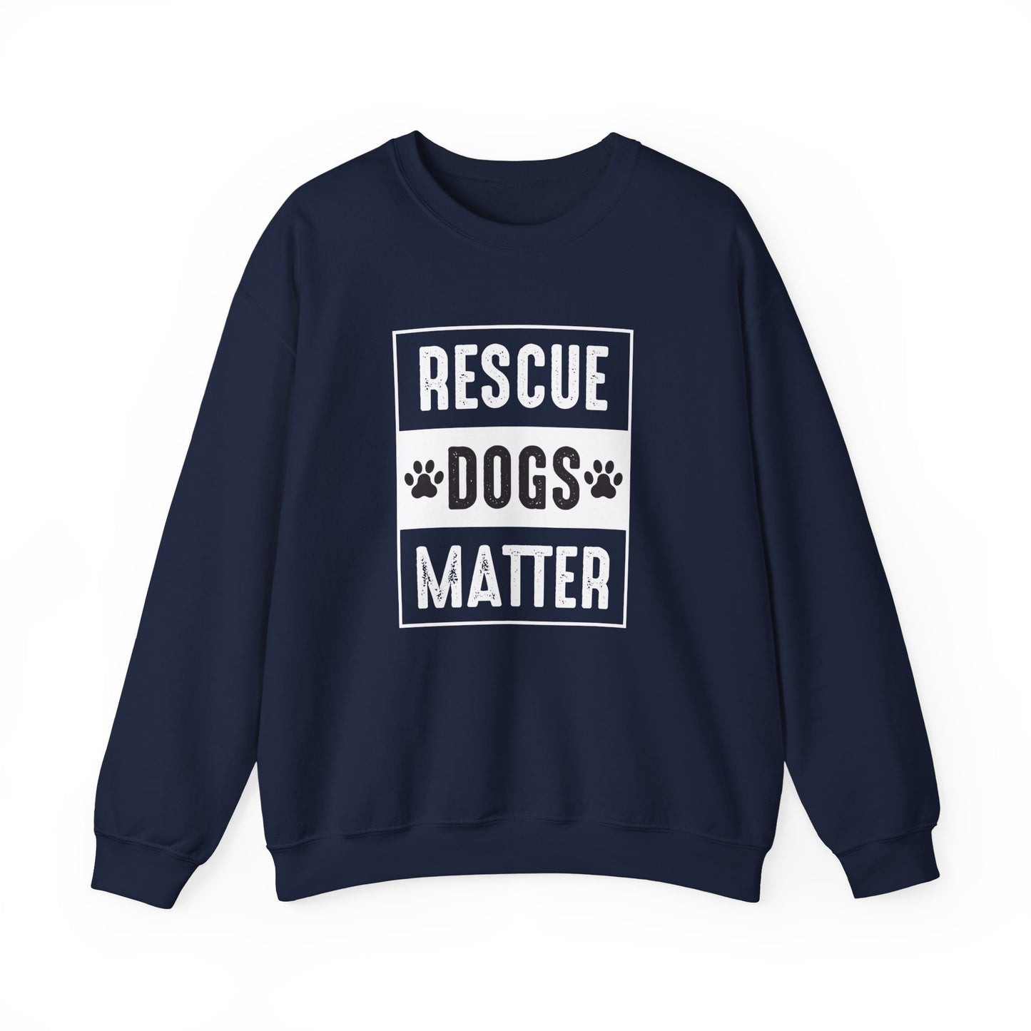 Rescue Dogs Matter - Unisex Heavy Blend™ Crewneck Sweatshirt