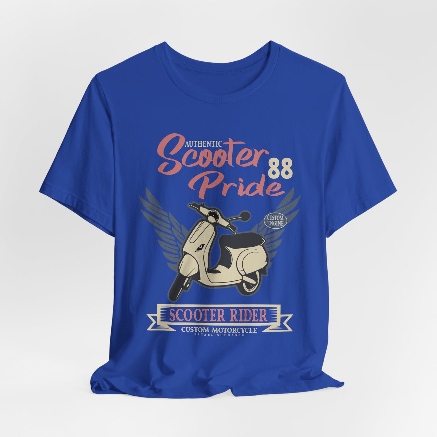 Authentic Scooter Pride - Unisex Jersey Short Sleeve Tee - 13300